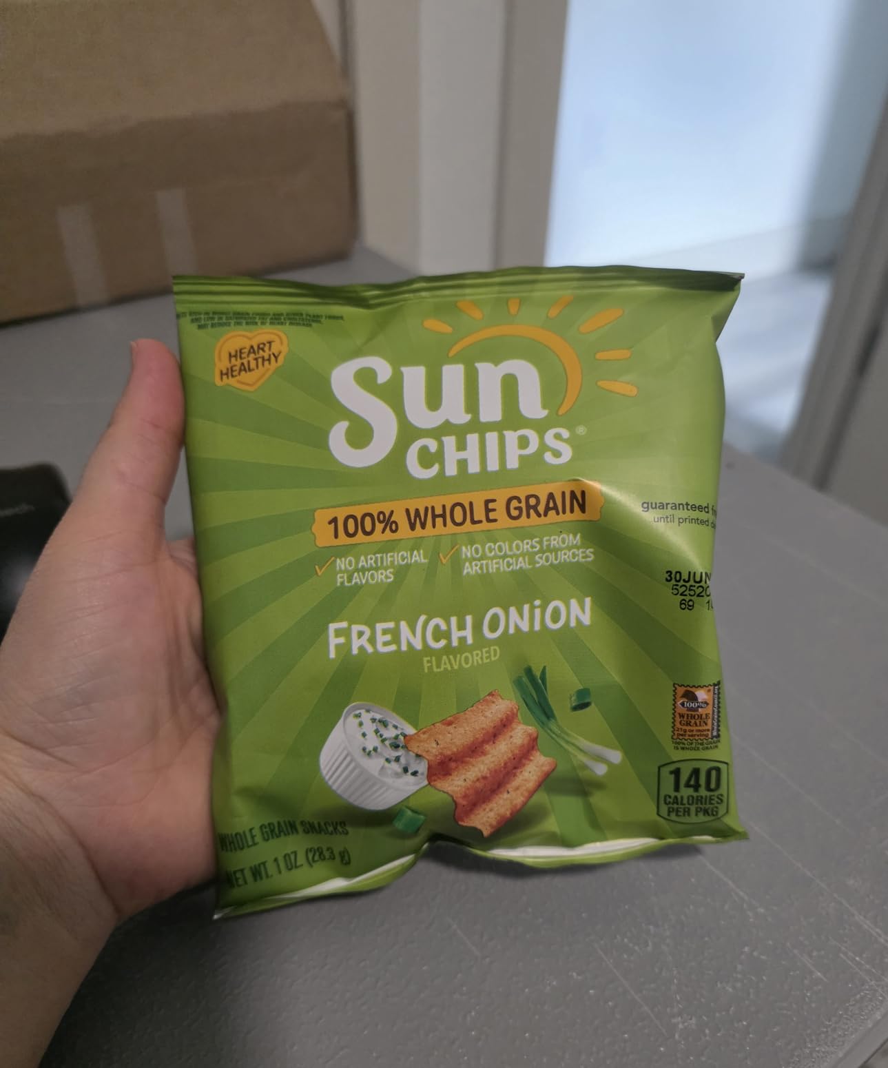 SunChips 100% Whole Grain Chips, Variety Pack, 1 oz Bags, Pack of 21, No Artificial Flavors, No Colors from Artificial Sources customer photo 1