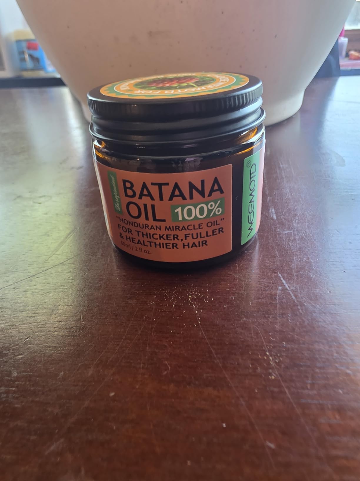 Batana Oil for Hair Growth Dr Sebi, 100% Raw Organic Batana Hair Mask from Honduras, Wild Growth Hair Oil, Scalp Oil Promotes Hair Thickness, Prevents Loss for Men & Women, 4.06 fl oz customer photo 1