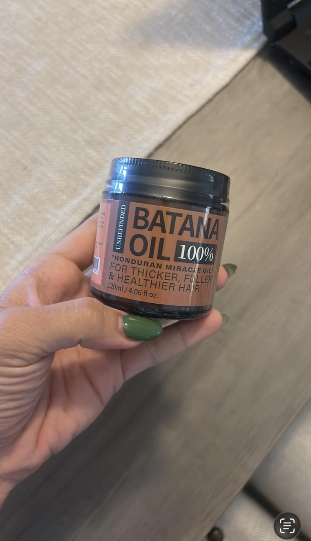 Batana Oil for Hair Growth Dr Sebi, 100% Raw Organic Batana Hair Mask from Honduras, Wild Growth Hair Oil, Scalp Oil Promotes Hair Thickness, Prevents Loss for Men & Women, 4.06 fl oz customer photo 2