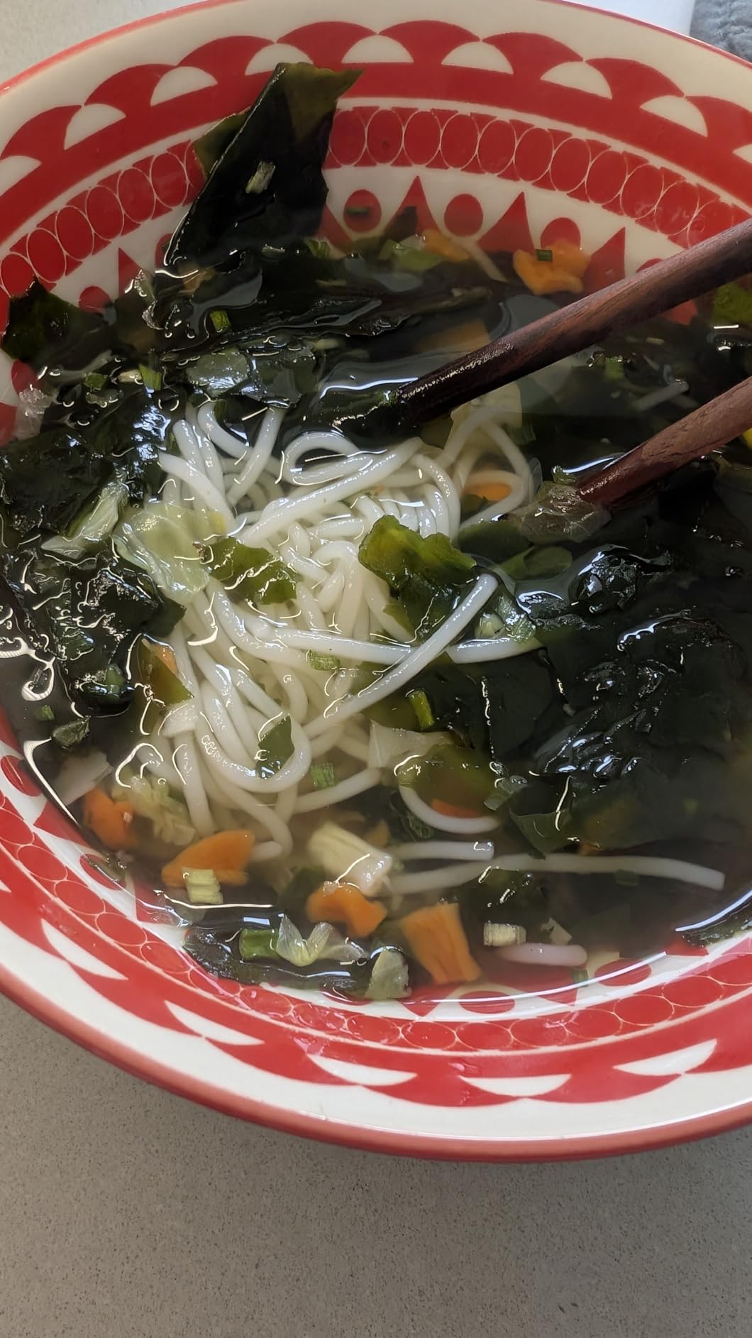 8oz (227g) Dried Wakame Seaweed - 100% Natural Sea Vegetable for Miso Soup, Seaweed Salad, Ramen, Stir-Fry, Camping Meals & Asian Cooking, Gluten-Free, Vegan-Friendly customer photo 2