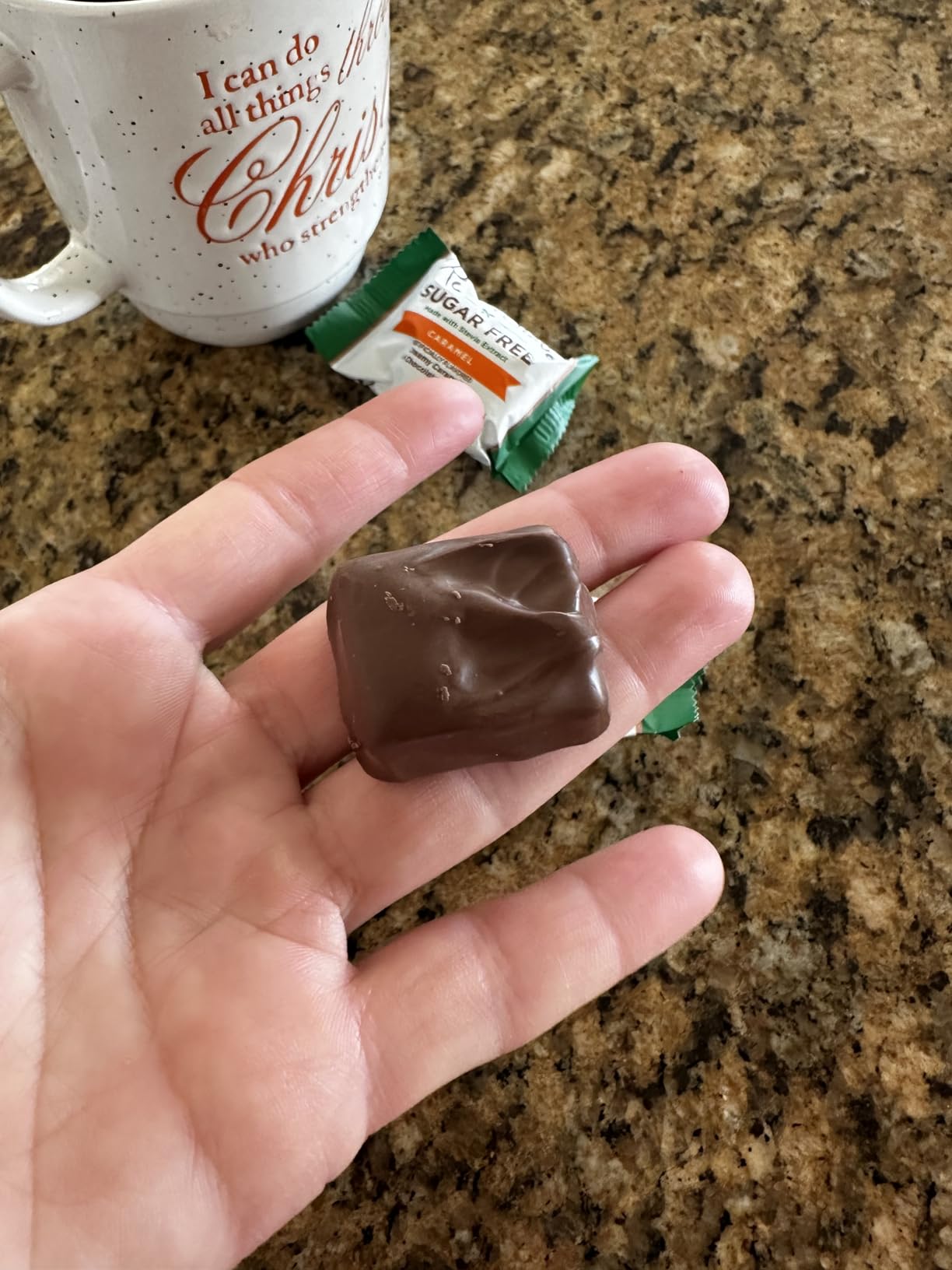 RUSSELL STOVER Sugar Free Assorted Caramels in Chocolate Candy, 15.3 oz. bag customer photo 2