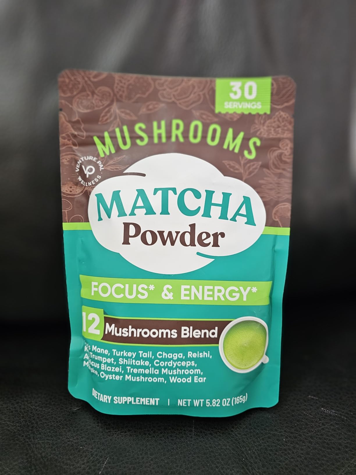 Venture Pal 16 in 1 Adaptogenic Mushroom Powder - 1,730mg Mushroom Coffee Alternative with Ashwagandha, Lion's Mane, Chaga & More | 100% Fruiting Bodies | Support Immune, Focus & Energy (90 Servings) customer photo 1