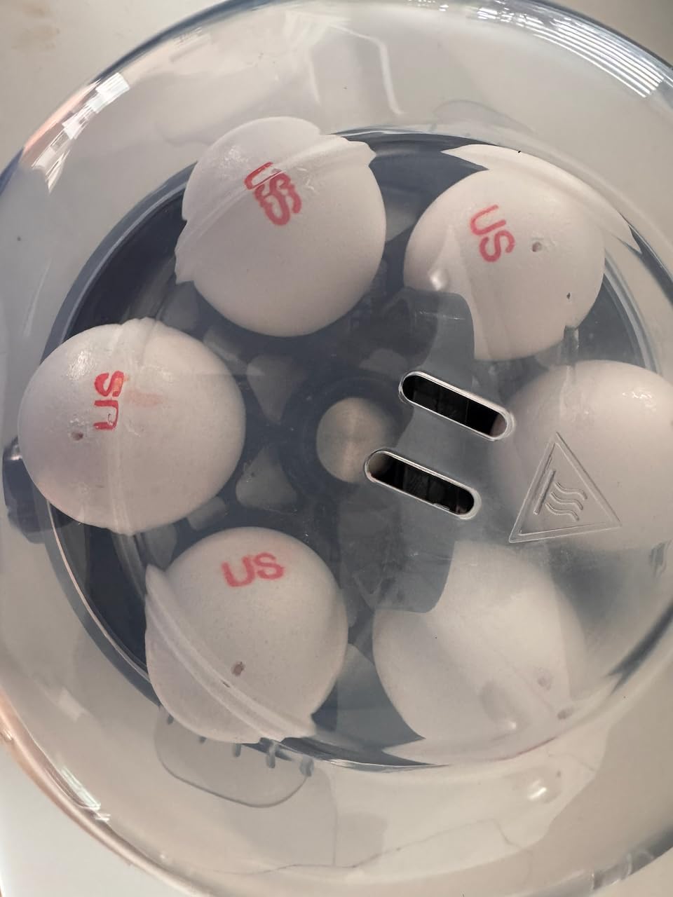 Amazon Basics Electric Egg Cooker for Hard-Boiled Eggs with Auto Shutoff, Dishwasher-Safe Parts, 7-Egg Capacity, BPA Free, Black customer photo 1
