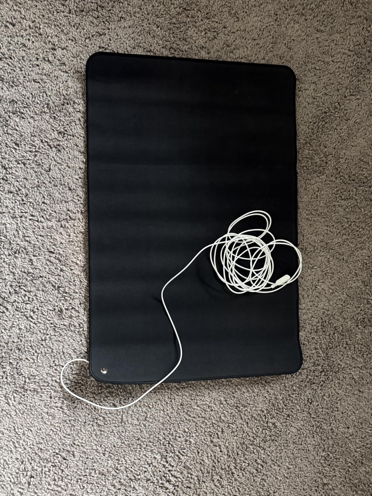 Grounding Mat, 23.6 * 15.7 inch - Reduce Anxiety & Stress, Earthing Mat for Better Sleep & Balance,Home, Office, Work customer photo 2