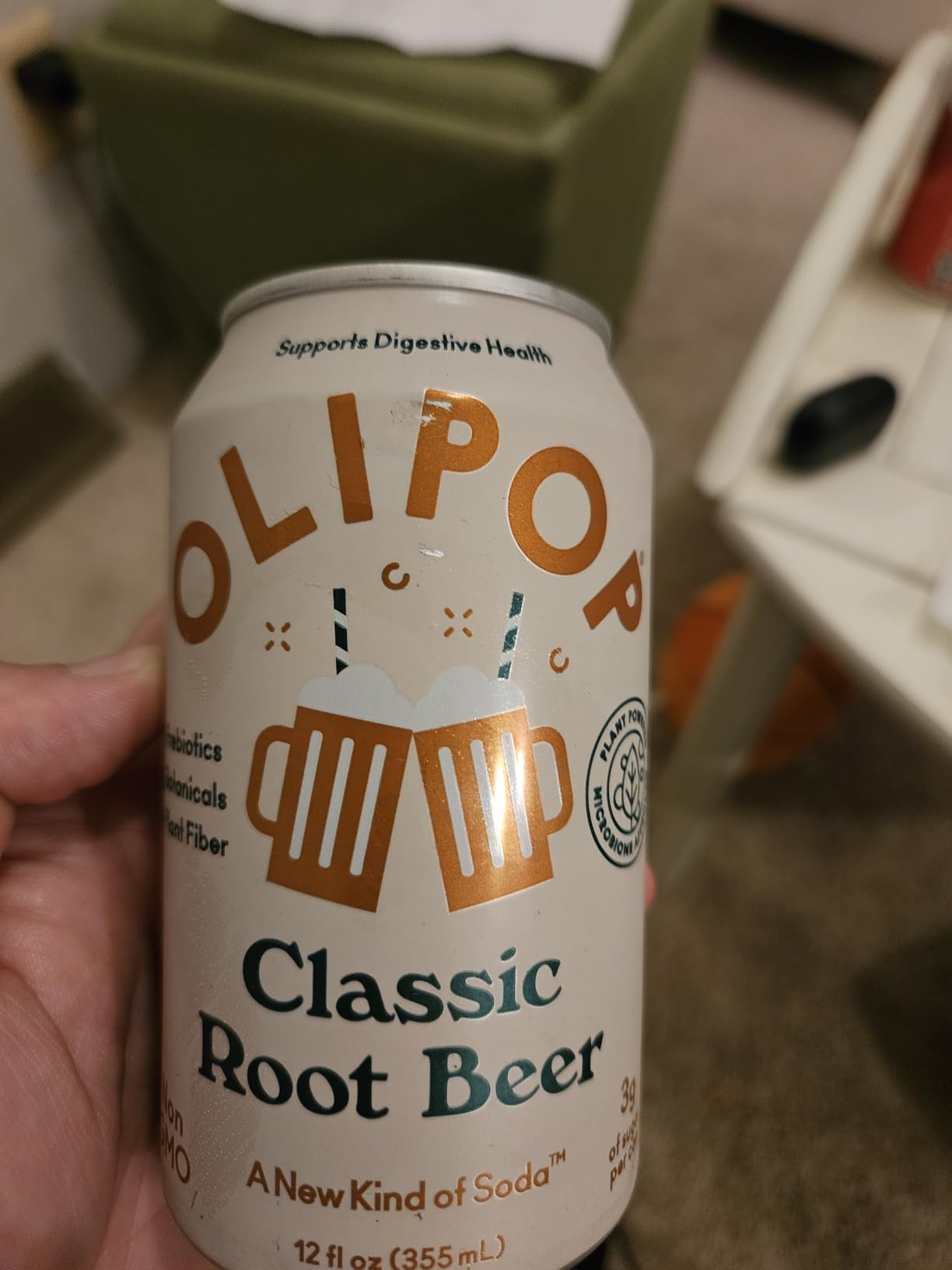 OLIPOP Prebiotic Soda Pop, Classic Soda Variety, Pantry Pack Packed with Prebiotics, Fiber, and Botanicals, Gluten Free, GMO Free, 12oz (12-Cans) (Packaging May Vary) customer photo 1