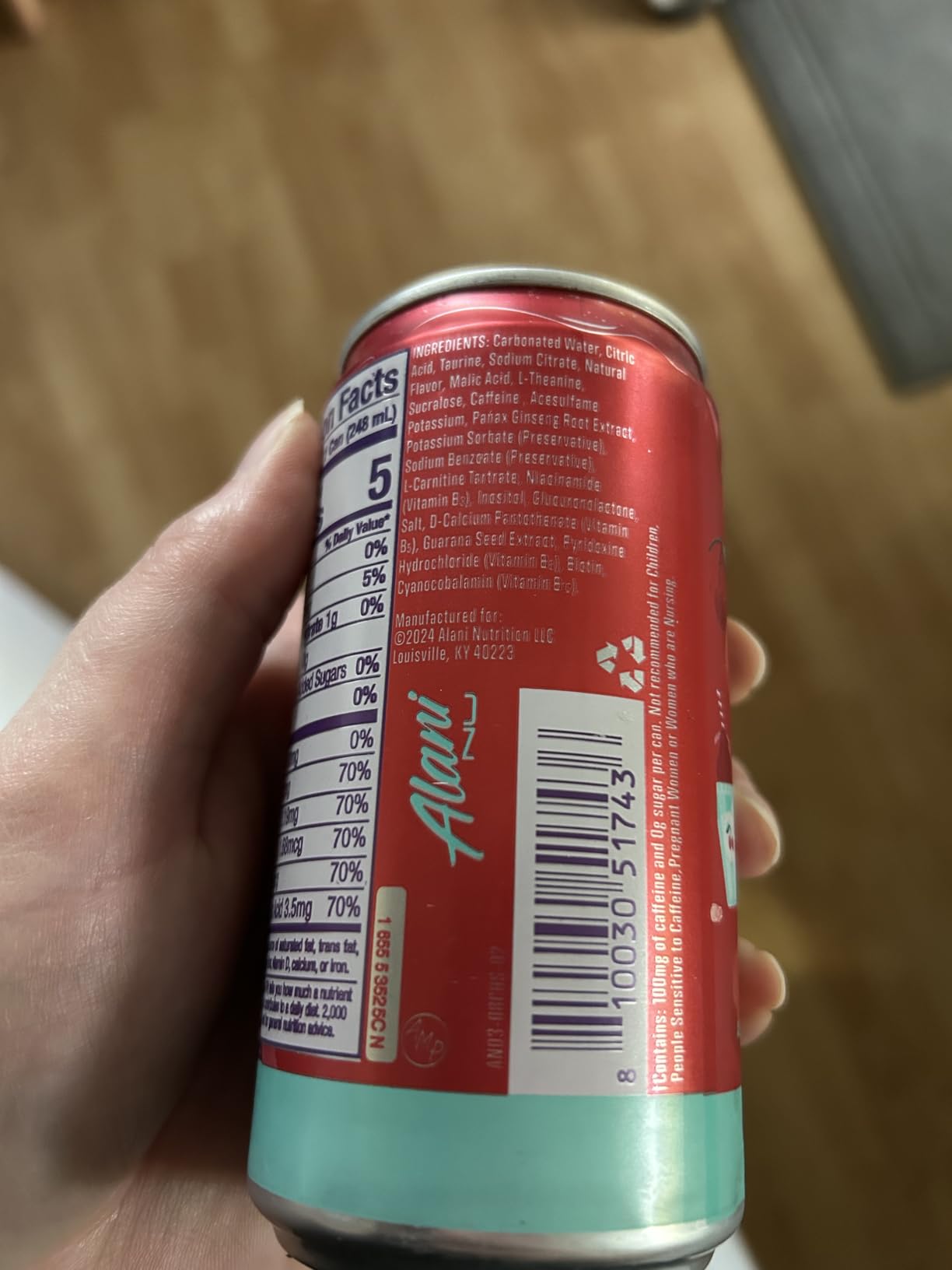 Alani Nu VARIETY PACK (CHERRY SLUSH, JUICY PEACH, ORANGE KISS), Low Calorie Energy Drinks, 100mg Caffeine, Biotin, B Vitamins, Zero Sugar, 10 Calories or Less, 8 Fl Oz Cans, 12 Pack customer photo 2
