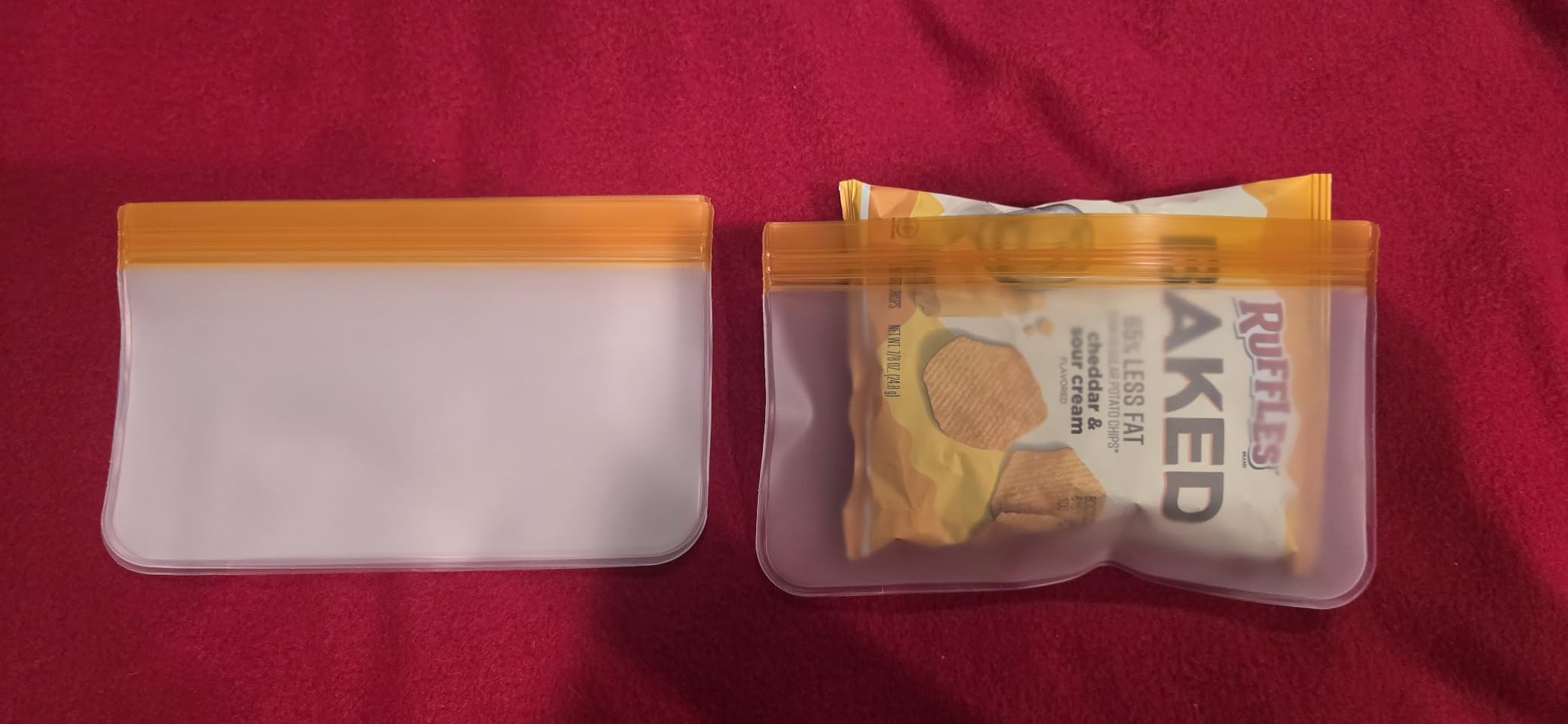 12 Pack Reusable Freezer Bags Dishwasher Safe, Leakproof Food Storage Bags, Silicone Bags for Food Storage Home Organization (4 Reusable Snack Bags 4 Sandwich Bags 4 Gallon Freezer Bags) customer photo 2