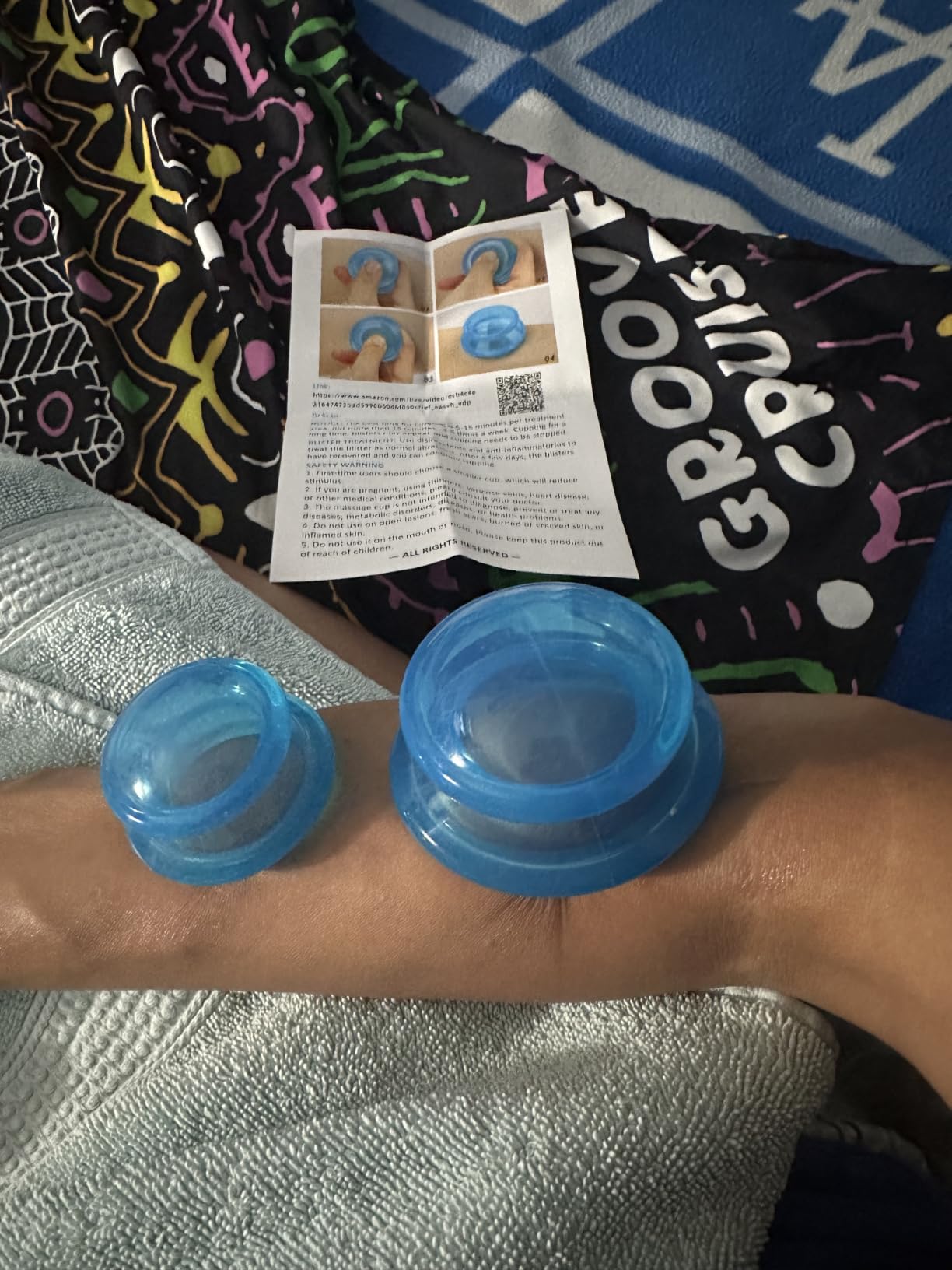 Silicone Cupping Therapy Sets, Cupping Kit for Massage Therapy, Anti Cellulite Cup, for Cellulite Reduction Joint Pain Muscle Pain customer photo 1