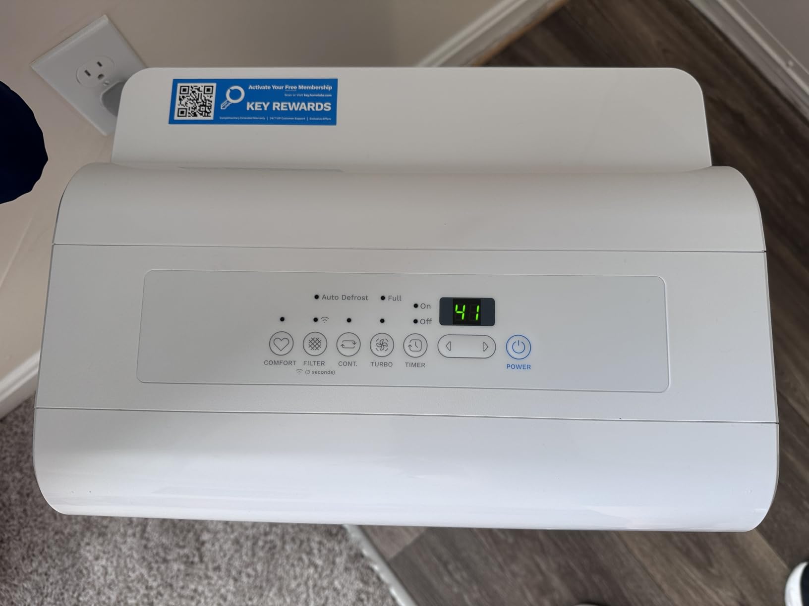 hOmeLabs Dehumidifier 4,500 Sq Ft Wi-Fi (32 Pint MAX 80 Pint at 95°F, 90% RH) for Advanced Humidity & Moisture Control, Quiet, Efficient, Auto Shut-off, Ideal for Home, Basement, Office customer photo 1