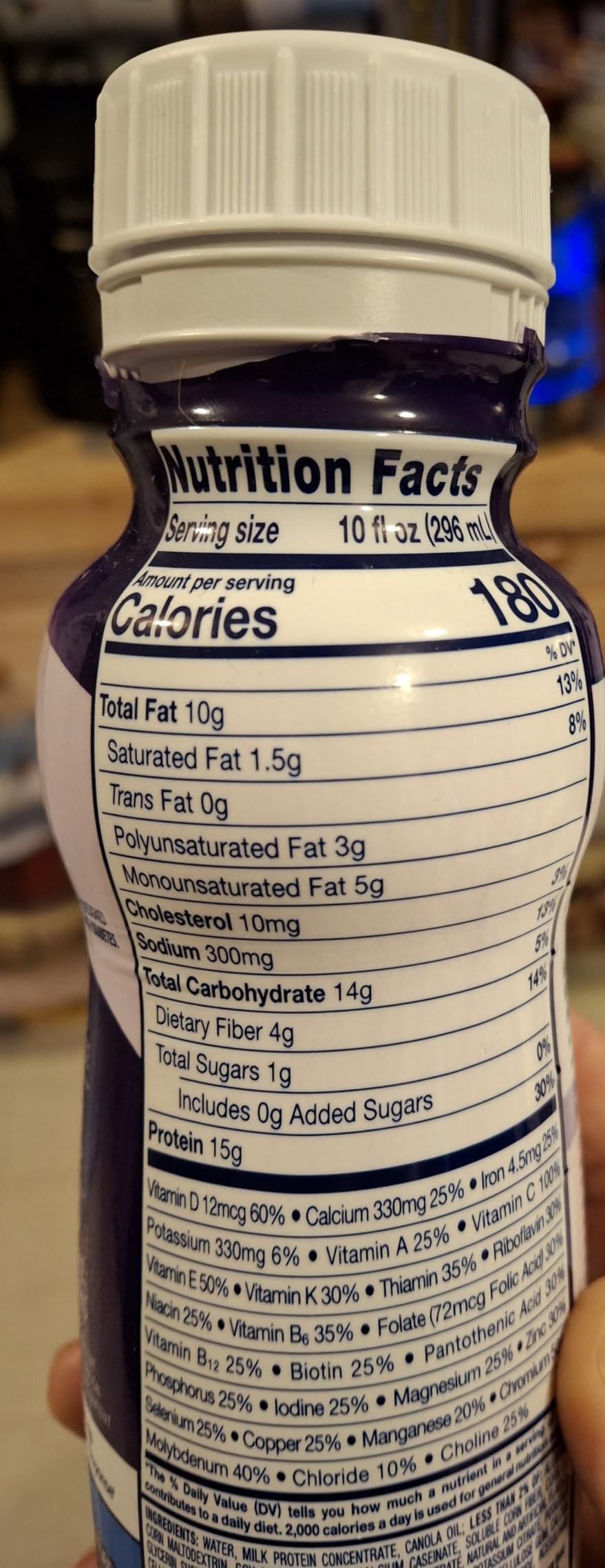 Glucerna 1g Total Sugars, Vanilla Diabetes Care Shake, Diabetic Drink to Support Blood Sugar Management, 15g Protein, 180 Calories, Ready to Drink, 10-fl-oz Bottle, 16 Pack customer photo 2