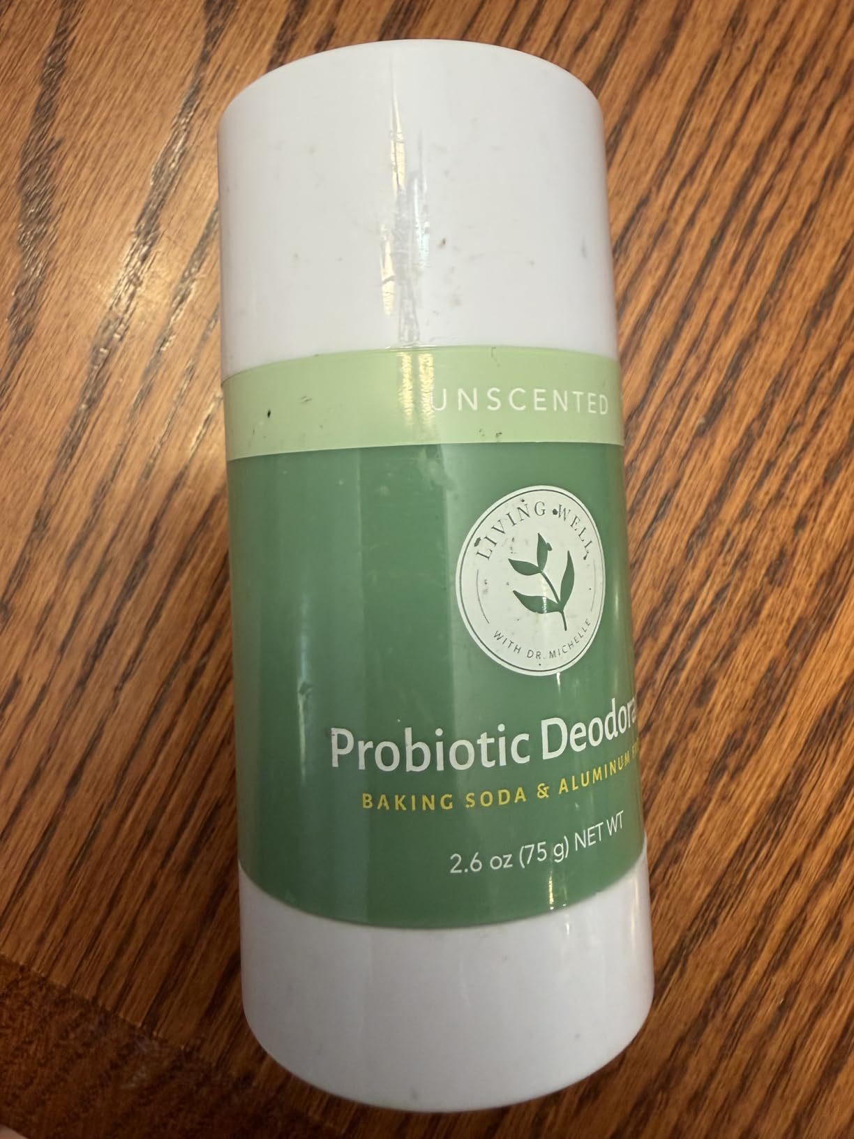 Living Well with Dr. Michelle Natural Probiotic Deodorant Stick | Aluminum-Free, Baking Soda-Free | Unscented & Gentle for Sensitive Skin | Long-Lasting Odor Protection for Men & Women customer photo 1