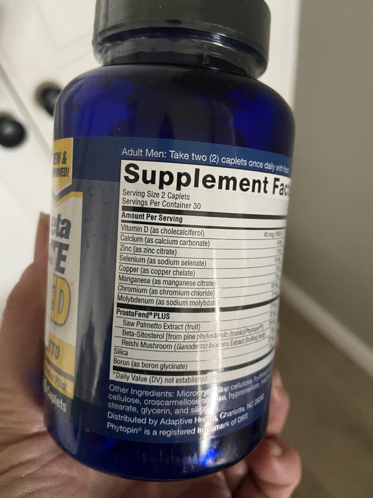SUPER BETA PROSTATE Advanced with Saw Palmetto - Prostate Health Supplements for Men, Bladder & Urinary Support with Beta-sitosterol, Reishi, Saw Palmetto, Vitamin D, Zinc Oxide, Selenium - 120 Count customer photo 2