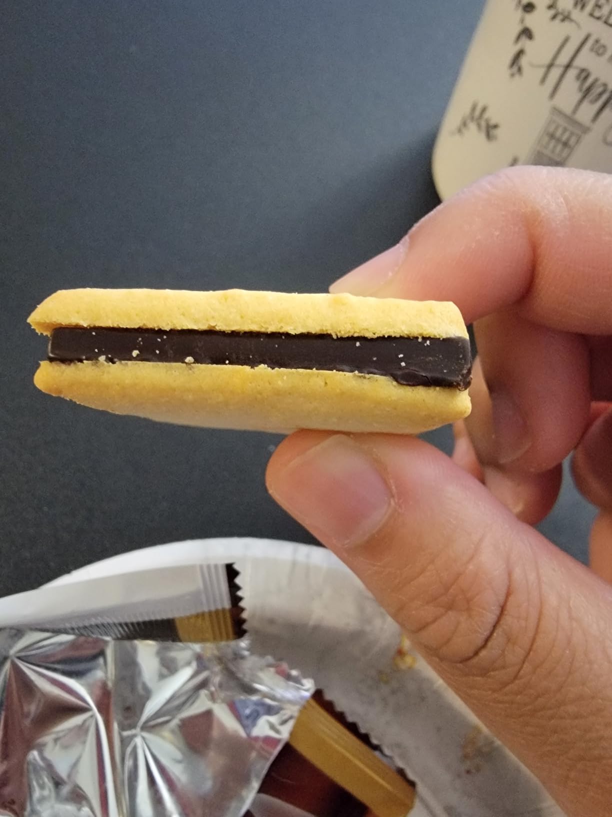 ChocZero Dark Chocolate Jolies Cookies, Sugar Free Chocolate Filled Cookies, Gluten Free, Keto, Low Carb, High Fiber, 8 oz Box customer photo 1
