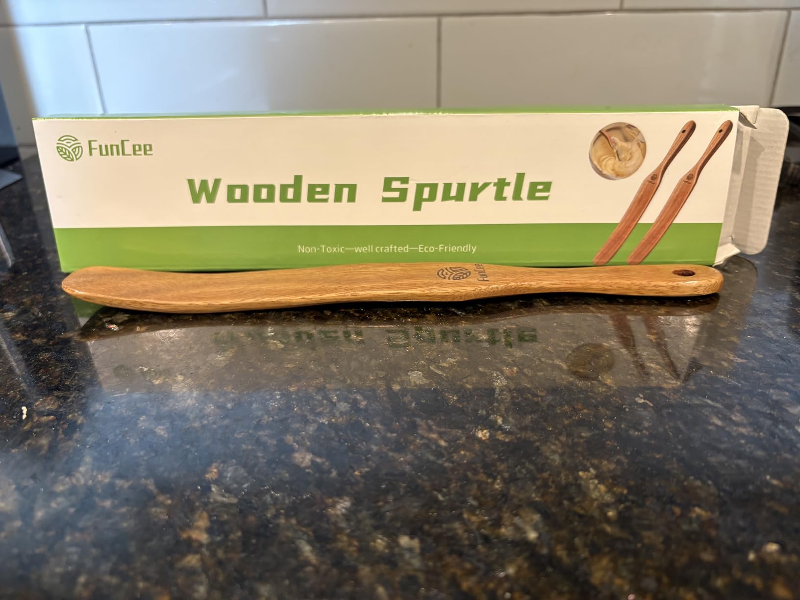 2 Pack Wooden Spurtle for Sourdough Starter, Mixing, Reaching Bottom of Jar, Dough Whisk, Long Handle Jar Spatula, Spurtles Kitchen Tools Teak Wood Kitchen Utensils kit for Baking, Cooking customer photo 2