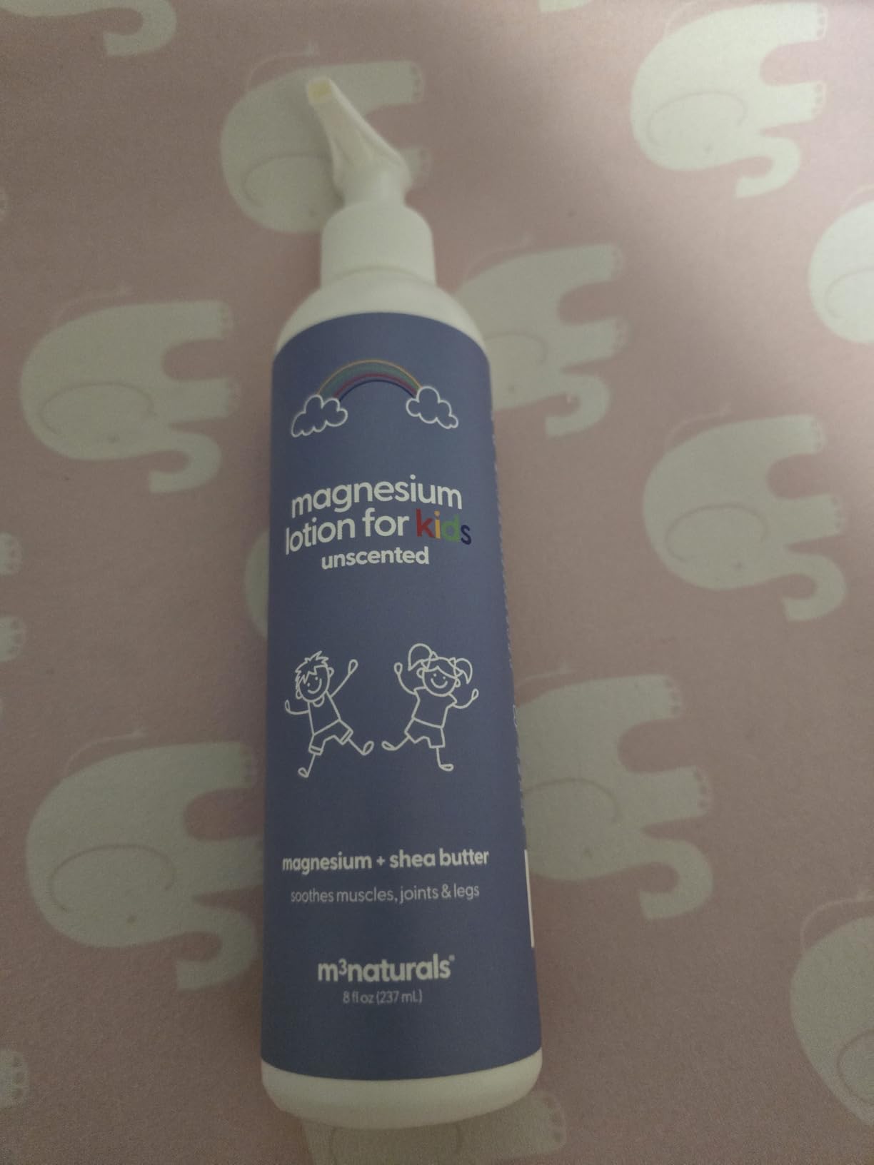 Lavender Magnesium Lotion for Kids & Magnesium Lotion for Babies with Chamomile | Soothes Tired Legs, Supports Restful Sleep, Moisturizes Sensitive Skin, 8 fl oz (237 mL) by M3 customer photo 1
