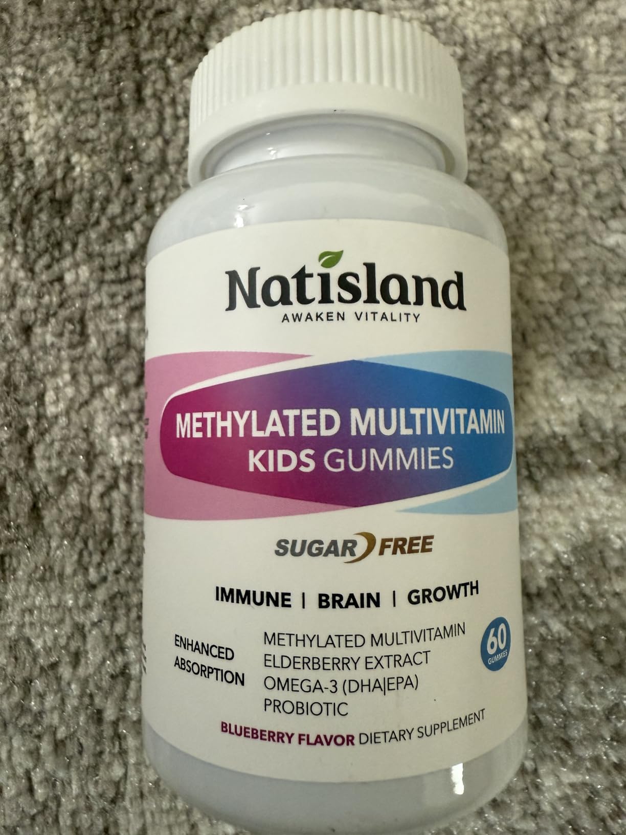 Kids Methylated Multivitamin - MTHFR Multivitamin for Kids & Teens 4+, L Methylfolate & B12, 13 Vitamins, Vegan Omega-3, Zinc, Probiotics & Elderberry, Immune Support, Brain Health, Sugar-Free customer photo 2