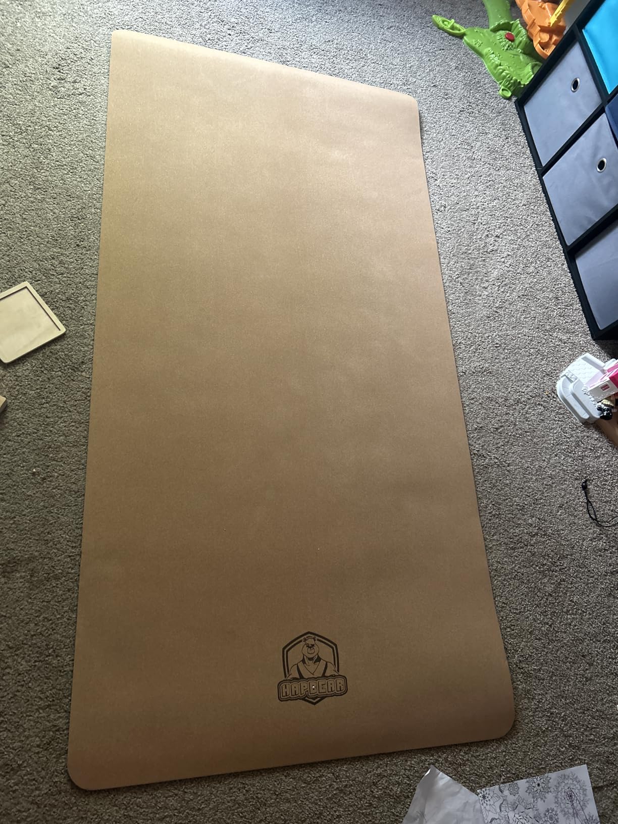 HAPBEAR Large Cork Yoga Mat - 72