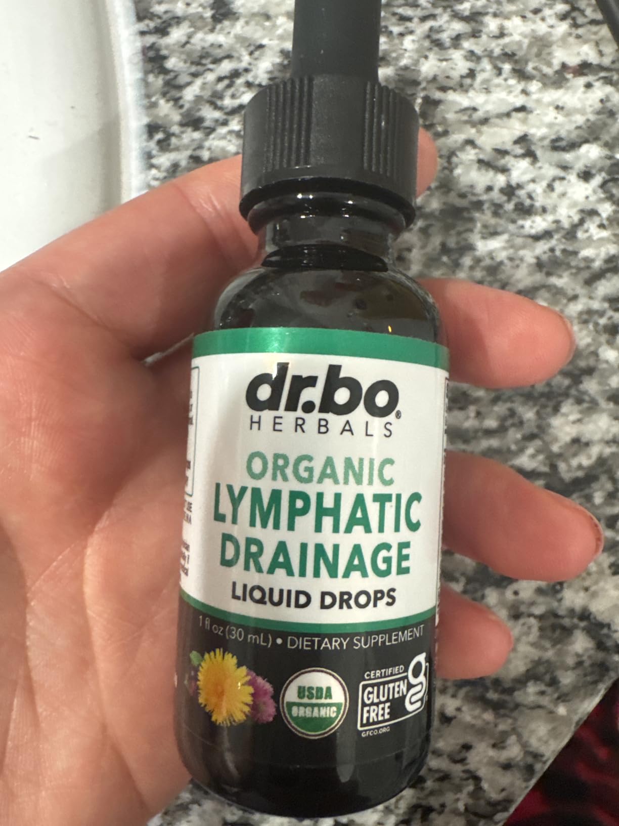 Lymphatic Drainage Supplements Drops - Organic Lymphatic Support Liquid Drops Cleanse with Echinacea, Lymph System Support Supplement, Lymph Node Detox Cleanse System Drainage - 1oz Non-GMO Organics customer photo 2