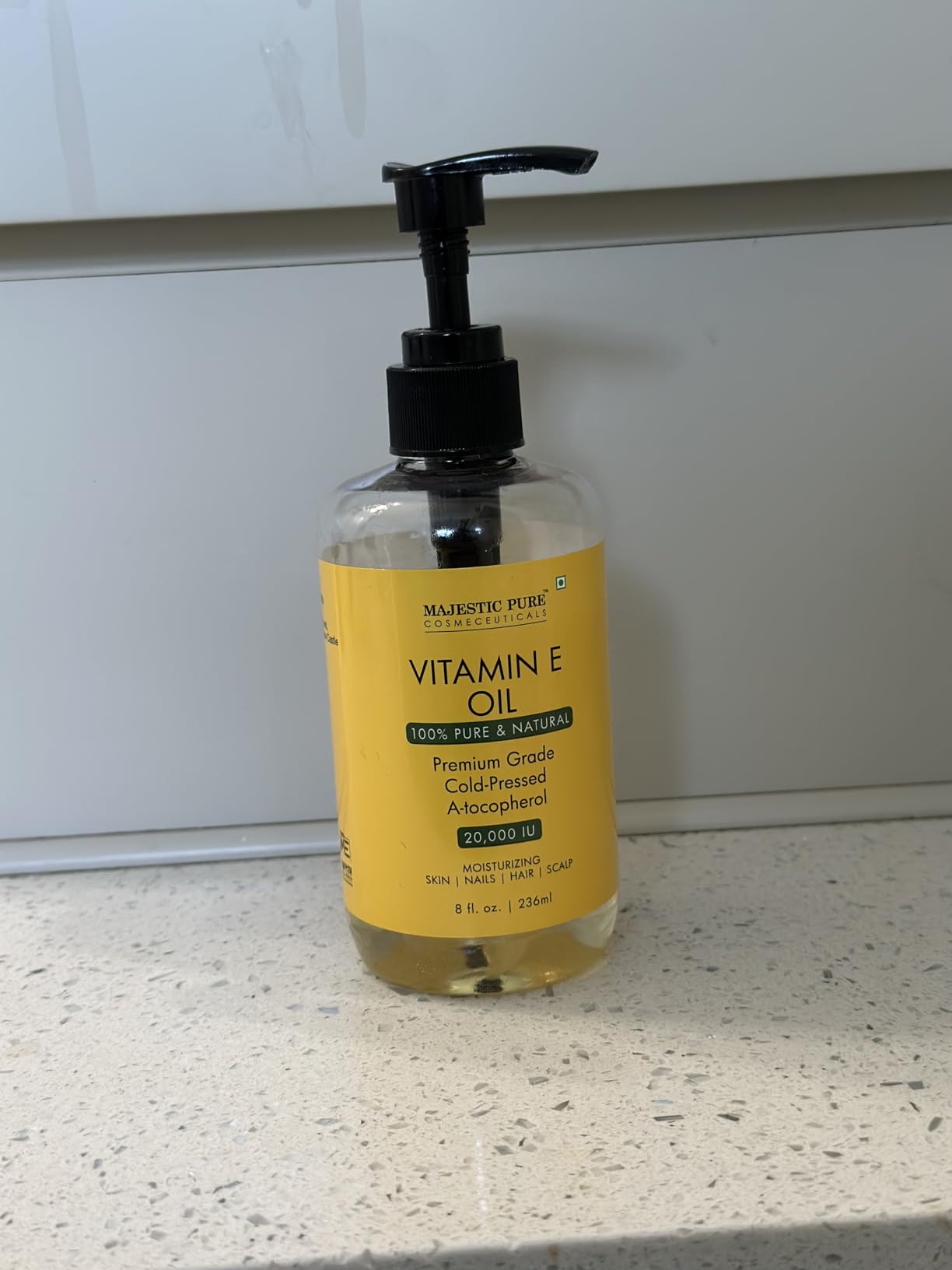 Majestic Pure Oil - 100% Pure and Natural- Cold Pressed & Hexane Free Natural Hair Growth Oil for Eyelashes, Eyebrows, Skin, Body, Face, Nails & Scalp - Sweet Almond Oil 8 Fl Oz customer photo 2