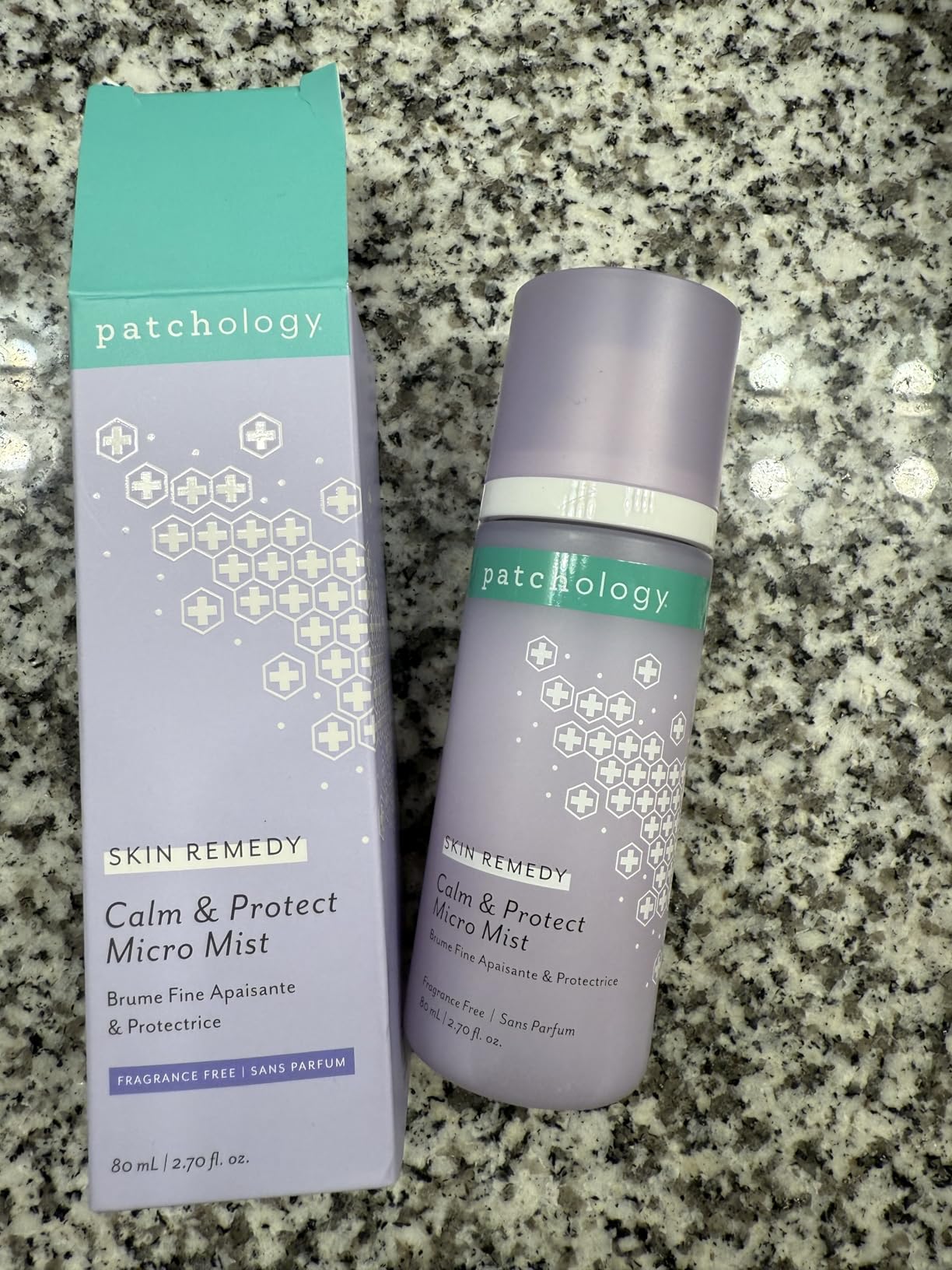 Patchology Skin Remedy Calm & Protect Micro Mist - Hydrating Facial Spray with Ectoin, Probiotics & Botanical Blend - Fragrance Free - Refines Pores & Leaves a Fresh Glow - 80 mL customer photo 1