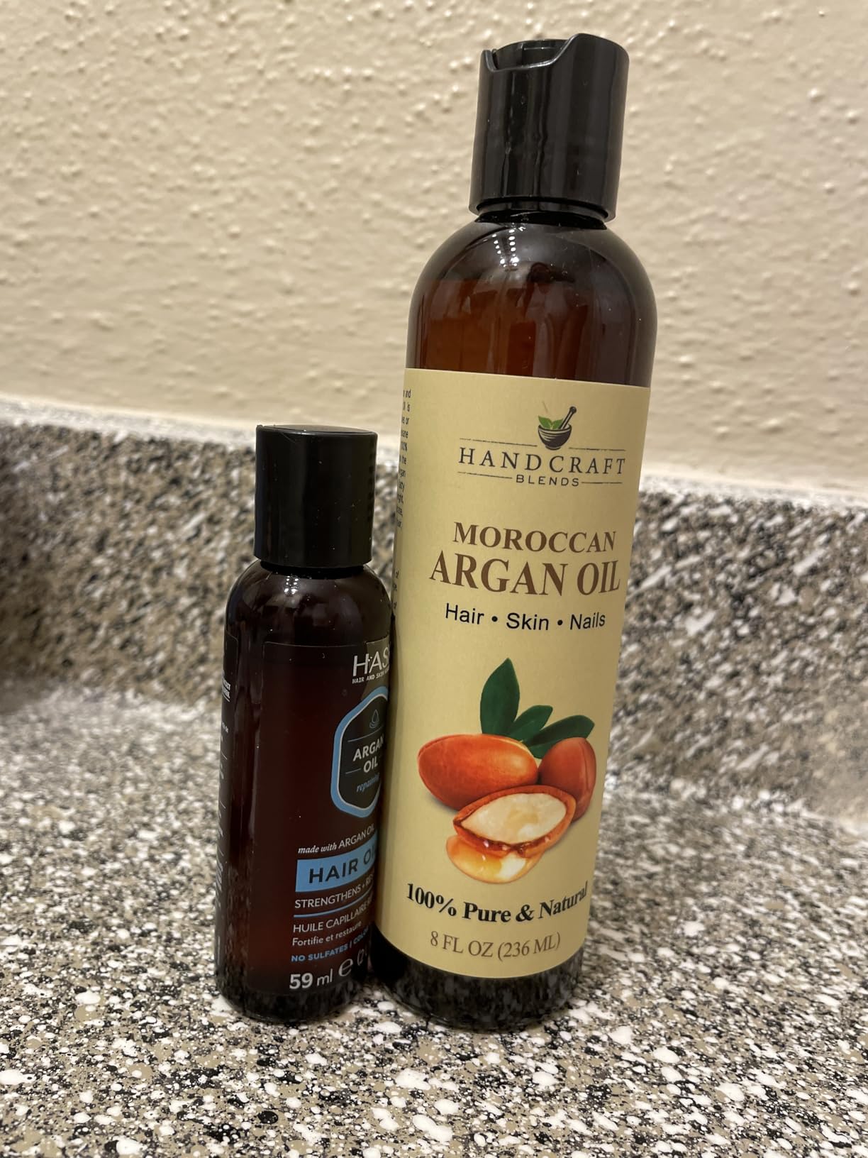Handcraft Blends Moroccan Argan Oil - 8 Fl Oz - 100% Pure and Natural - Premium Grade Carrier Oil for Skin and Hair - Hair and Body - Massage - Cold-Pressed customer photo 1