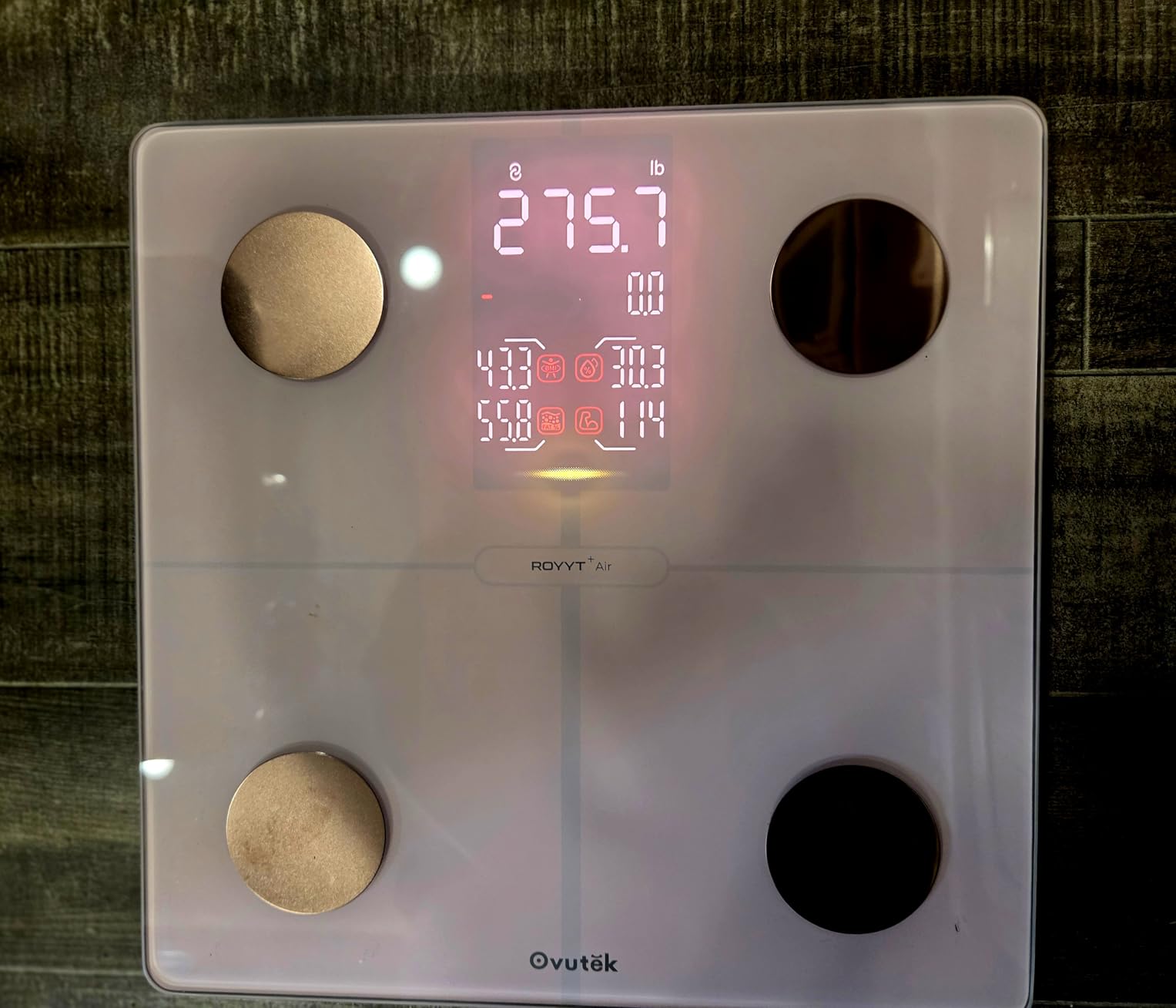 Ovutek Smart Scale for Body Weight, Professional Bathroom Digital Scale with BMI, Body Fat, Muscle Mass, Most Accurate to 0.05lb, Large Display High Accurate Body Composition Machine with Fitness App customer photo 2
