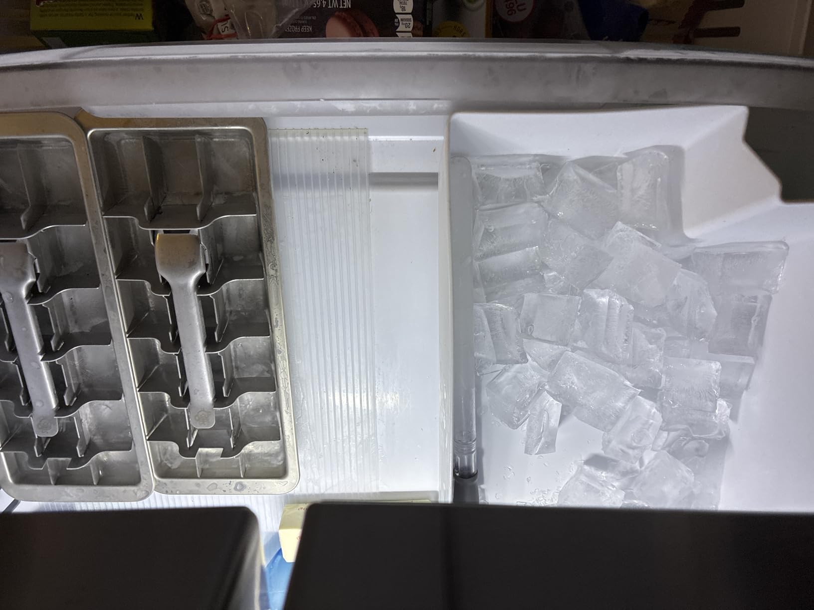 Stainless Steel Ice Cube Tray with lever (11