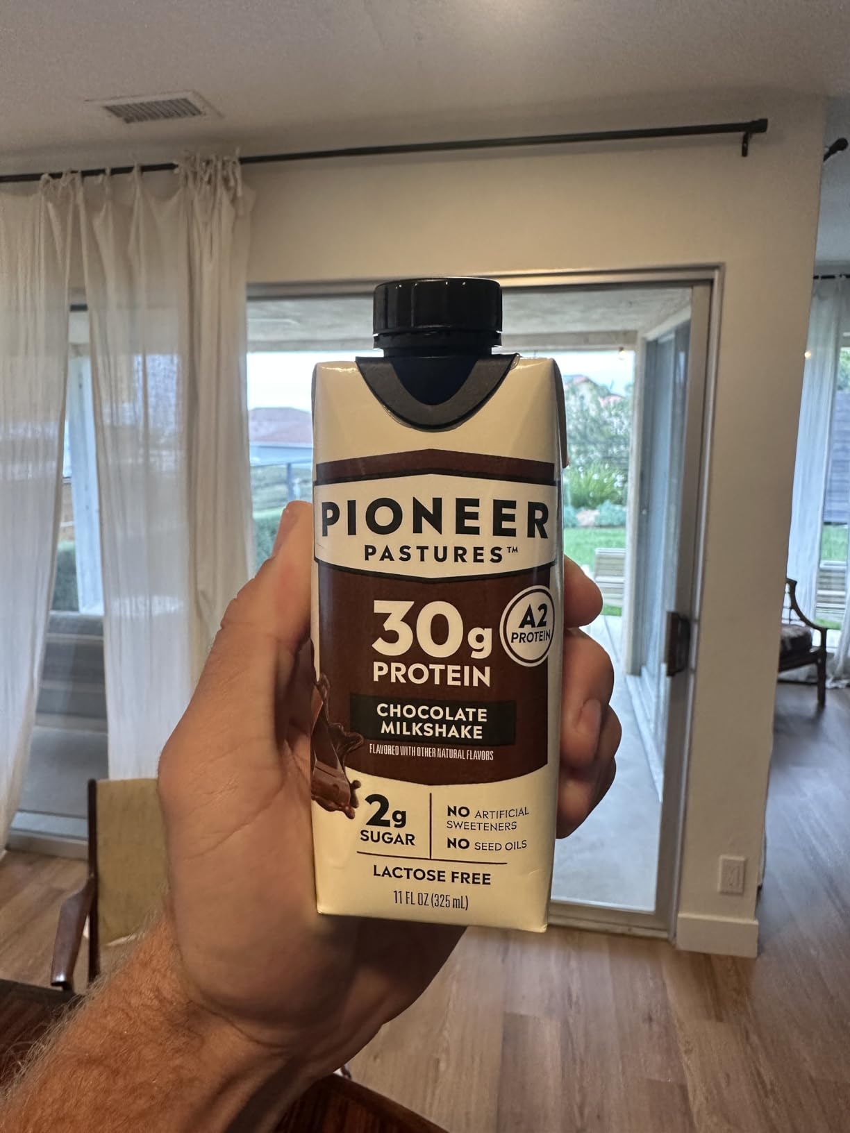 Pioneer Pastures High Protein A2 Milkshakes, Chocolate, 11oz, 12 Pack | A2 Nutritional Milk, 30g Protein, 2g Sugar, No Artificial Sweeteners, No Seed Oils customer photo 2