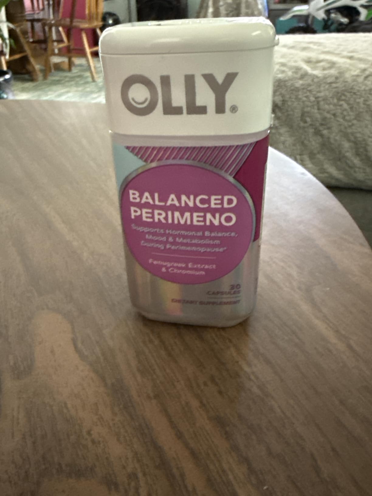 OLLY Balanced Perimeno Capsules, Supports Hormonal Balance, Mood & Metabolism During Perimenopause, Fenugreek Extract, Chromium, 30 Day Supply - 30 Count customer photo 1