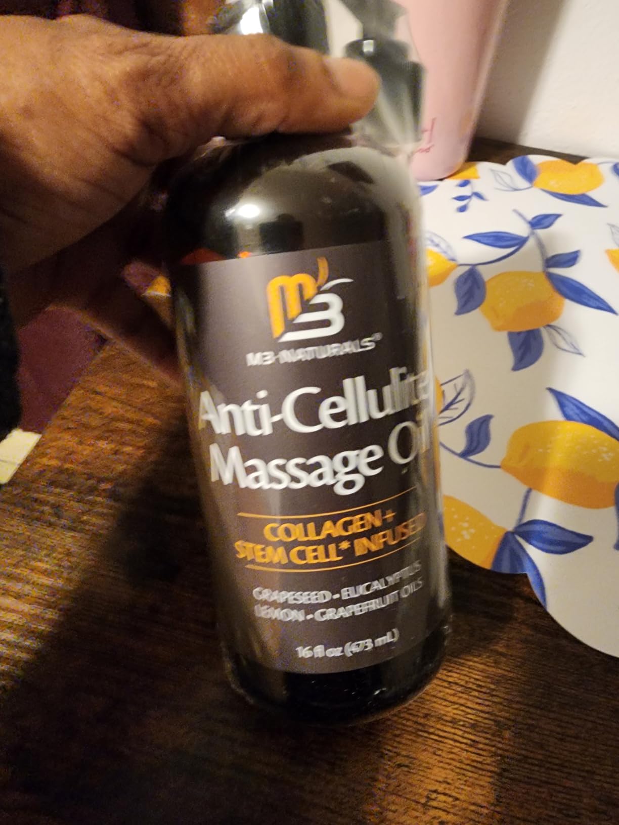 Magnesium Massage Oil for Sore Muscles, Feet, Joints and Leg Cramps, Helps with Sleeping and Post-Workout Recovery, for Sensitive Skin, 8 fl oz by M3 customer photo 1