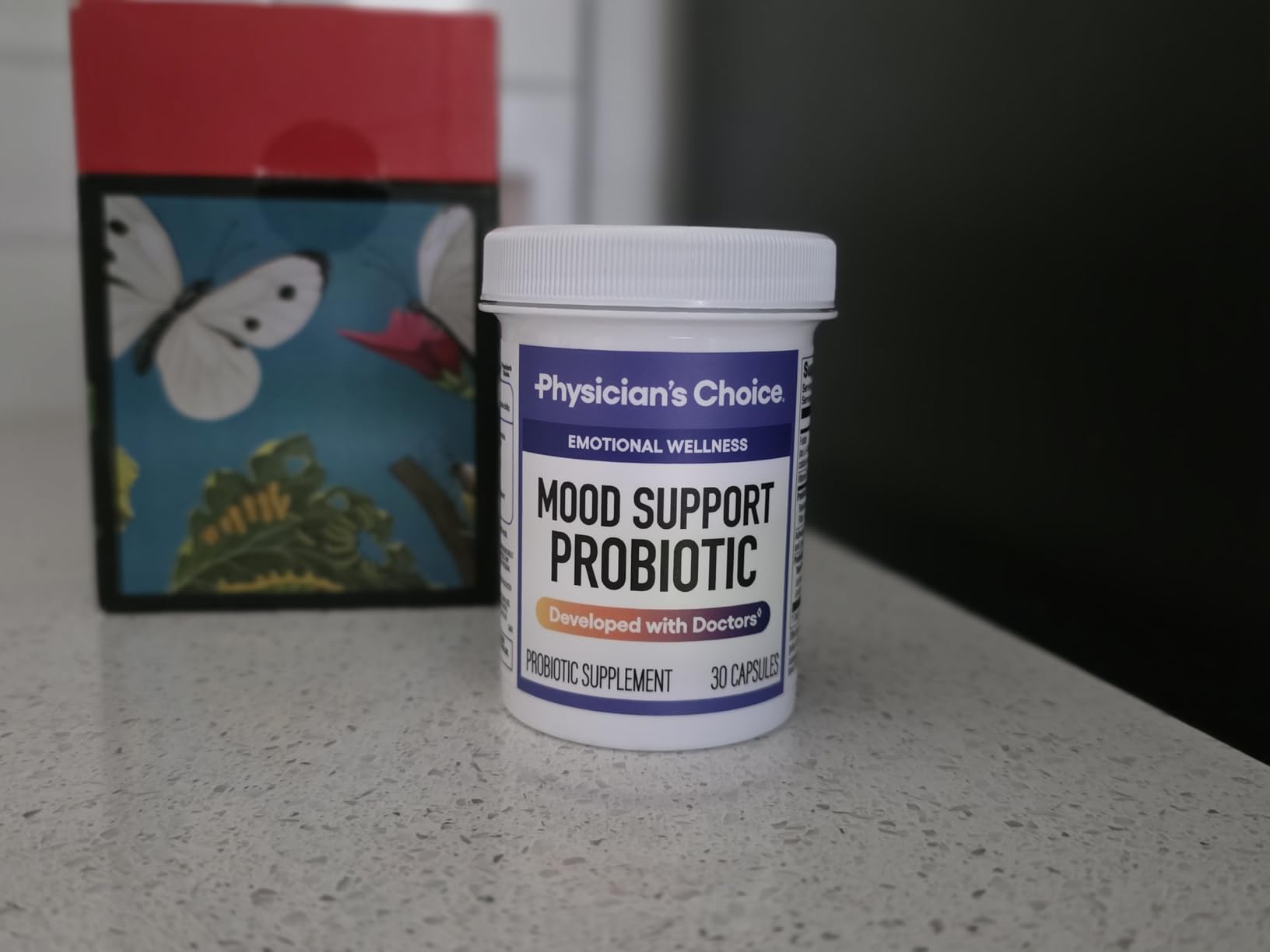 Physician's CHOICE Mood Support Probiotic - Supports a Balanced Mood, Healthy Stress Response & Digestive Health with Prebiotics, Ashwagandha, Vitamin B12, Folate - for Men & Women - 30ct customer photo 2