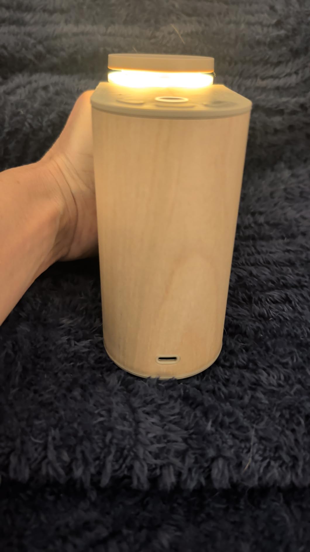 ZMARKRAFT Waterless Essential Oil Diffuser w Solid Wood Cover 3 Timers 2 Mist Modes, Auto-Off Quiet Dual Fluid Aroma Diffuser, Portable Waterless Scent Diffuser w Lights, Room Decor Aromatherapy Gift customer photo 1