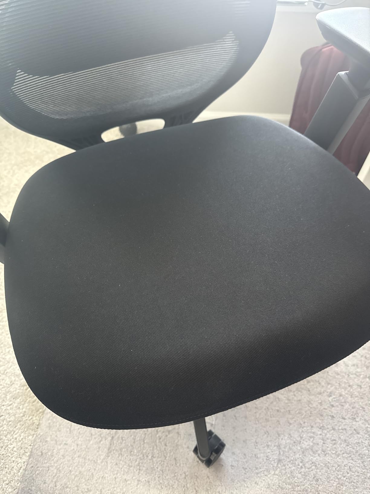 ProtoArc EC200 Ergonomic Office Chair, High-Back Mesh Computer Chair with Lumbar Support, Adjustable Seat Depth & 3D Headrest, Ergo Desk Chairs for Work from Home, 8+ Hours Comfort, Black customer photo 2