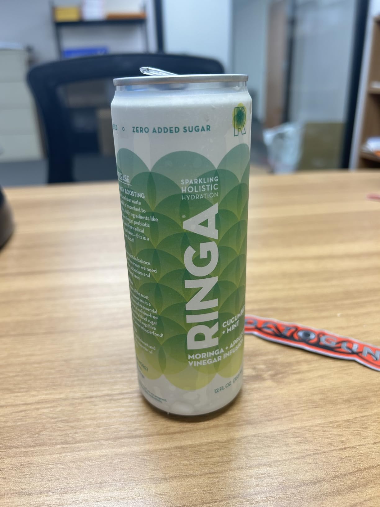 RINGA Elderberry Lavender Lemonade Sparkling Drink - Organic Moringa + Apple Cider Vinegar with 3g Prebiotic Fiber - No Added Sugar, No Natural Flavors - Gut Health and Immunity Support - 12oz Cans customer photo 2