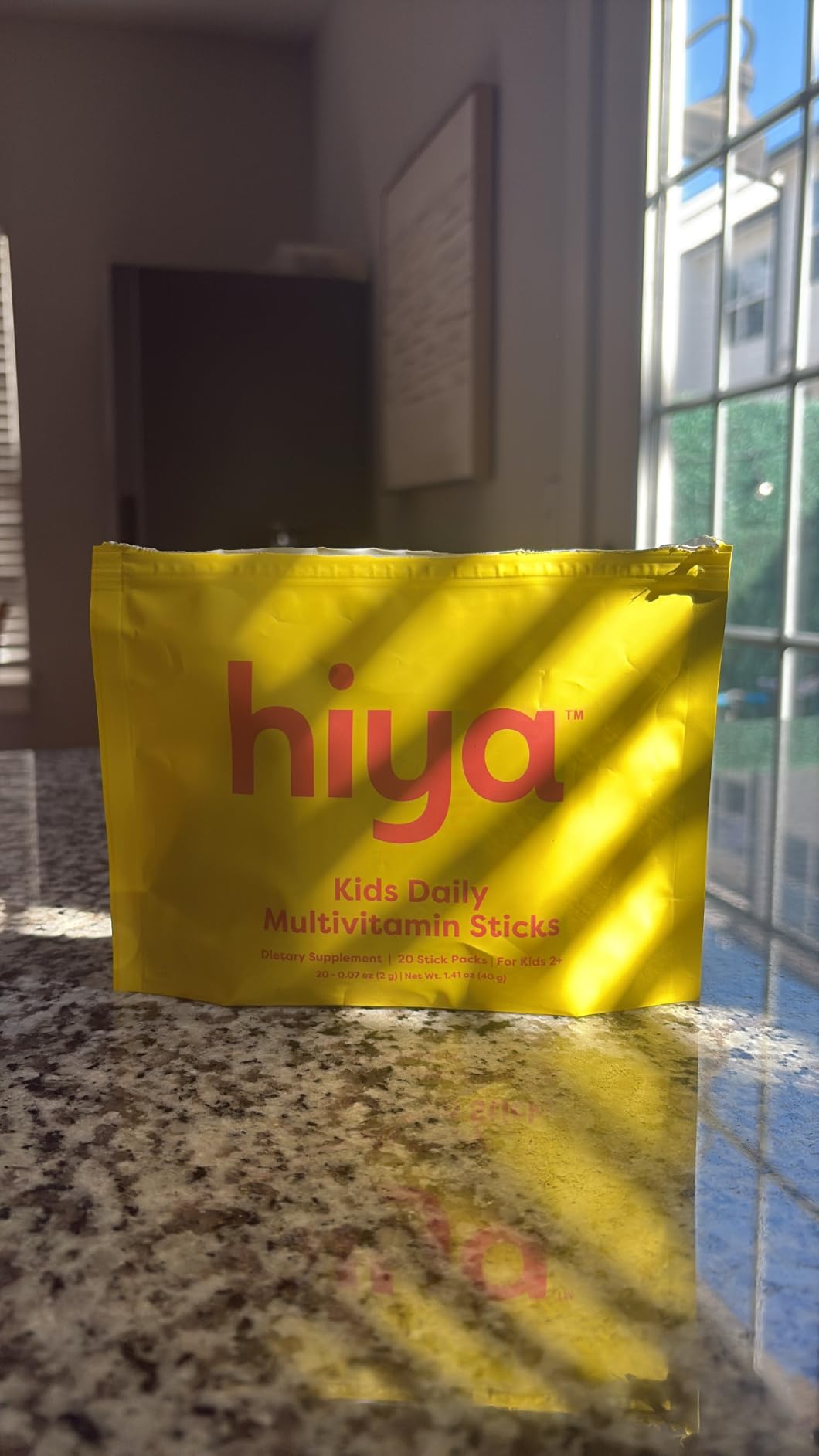 Hiya Kids Multivitamin - 15+ Essential Vitamins & Minerals with Fruits & Veggies for Ages 2+, Supports Growth, Development & Immune, 0g Sugar - 20 Stick Packs for Toddlers & Kids customer photo 1