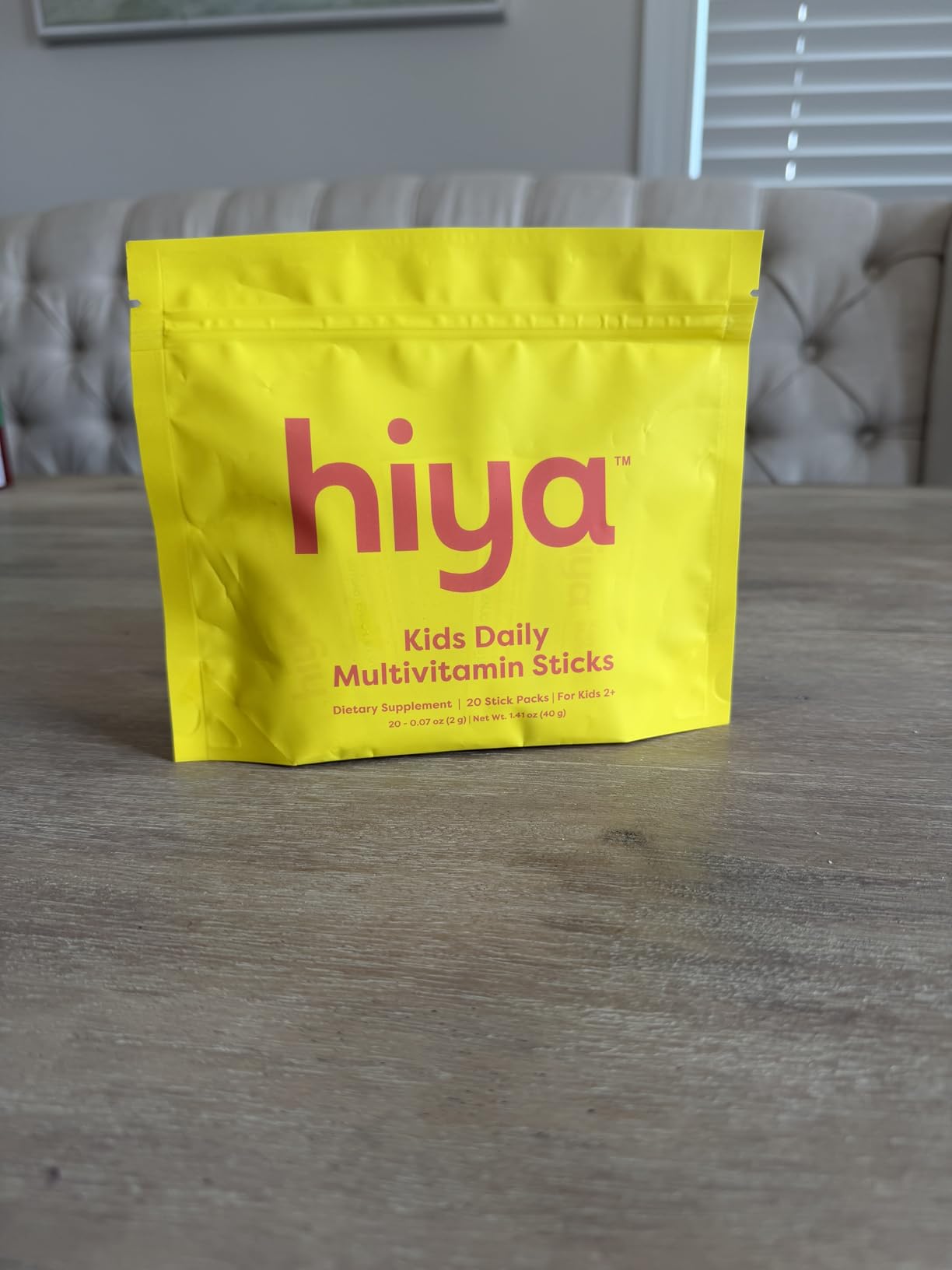 Hiya Kids Multivitamin - 15+ Essential Vitamins & Minerals with Fruits & Veggies for Ages 2+, Supports Growth, Development & Immune, 0g Sugar - 20 Stick Packs for Toddlers & Kids customer photo 2