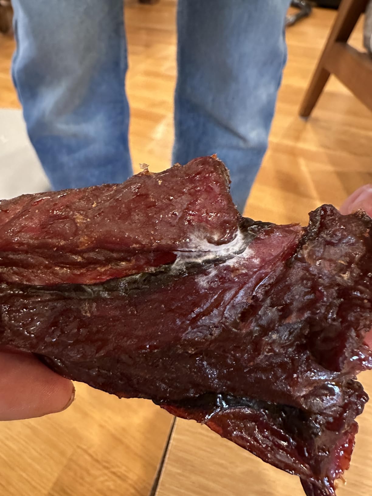 Fable Fish Wild Alaskan Salmon Jerky - Wild Caught Salmon with 31g of Protein - Tasty Fish Jerky with Omega-3s and Natural Source of Collagen - Made with Whole Muscle Sockeye - Teriyaki customer photo 2
