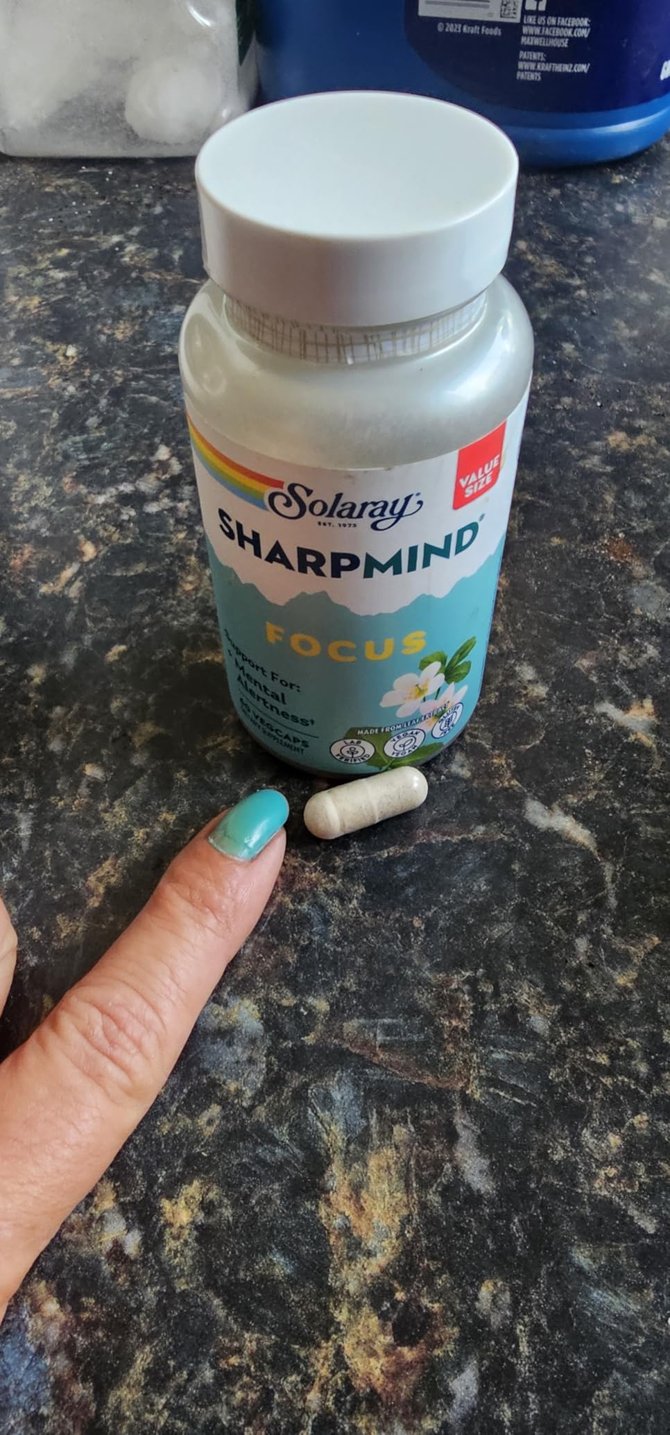 SOLARAY SharpMind Focus, Mental Alertness Nootropic Supplement for Healthy Brain Fog, Cognizin Citicoline, Lions Mane Mushroom, Bacopa Monnieri, 60 Day Money Guarantee, 60 Serv 60 Veg Caps customer photo 2