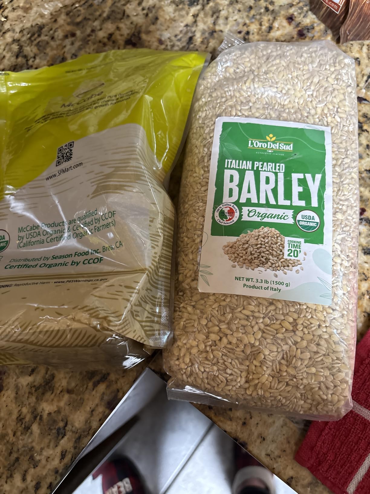 L'Oro del Sud, Organic Italian White Hulled Sorghum, Non-GMO, Superfood, Bulk, Protein, Fiber Rich, Product of Italy (Sorghum) customer photo 1