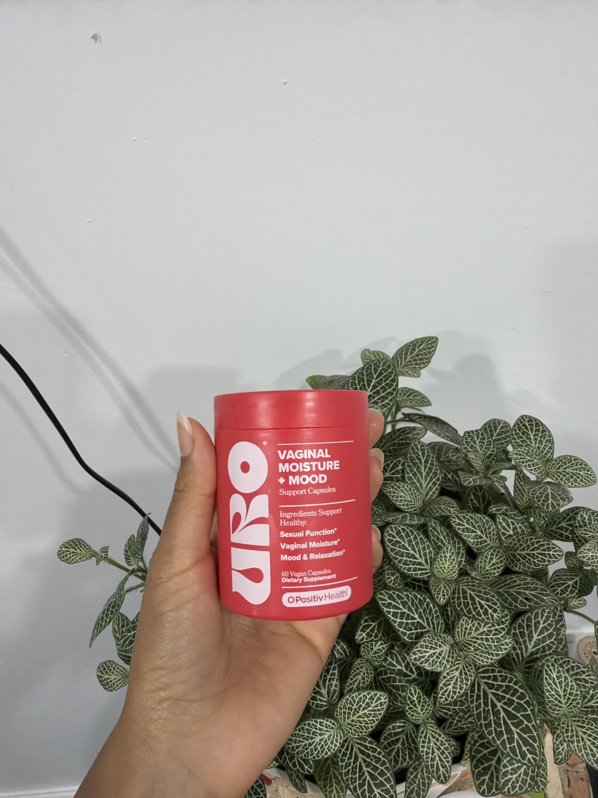 O Positiv URO Vaginal Moisture & Mood - Formulated to Support Vaginal Moisture, Mood & Relaxation - with KSM-66 Ashwagandha, Ginkgo Biloba, Mucuna pruriens, and GABA - 30 Servings customer photo 1