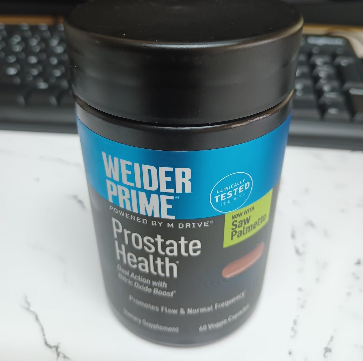 Weider Prime Prostate Health - Dual Action with Nitric Oxide Boost - Plant-Based Support for Prostate & Urinary Health - Men's Wellness Formula with Flowens - Gluten-Free & Non-GMO - 60 Capsules customer photo 1