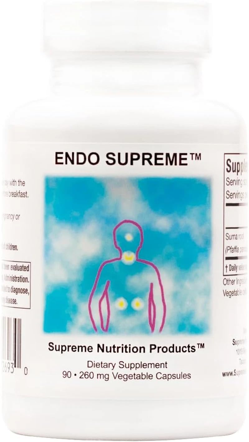 Supreme Nutrition Endo Supreme, 90 Pure Suma Root Vegetarian Capsules, Pack of 2 customer photo 1