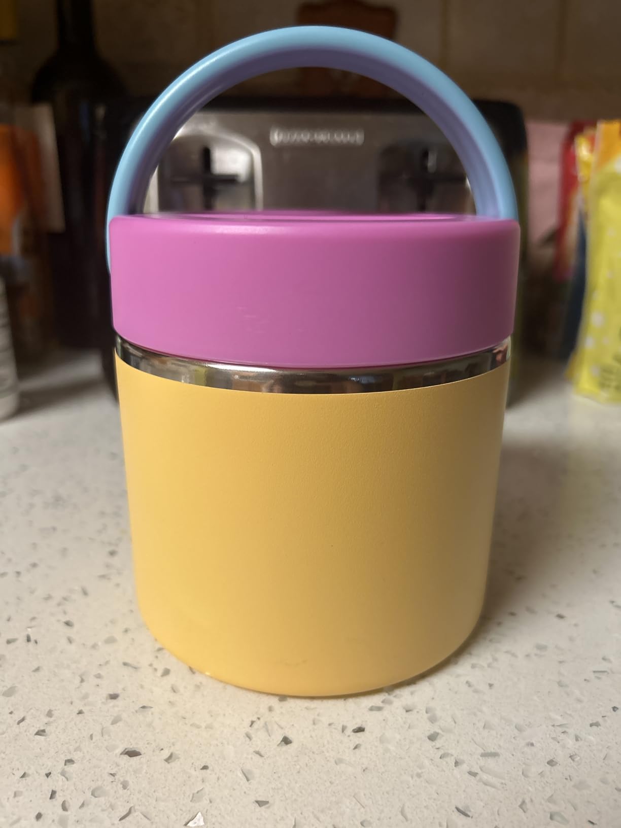 ThermoFlask Insulated Food Jar with Leakproof Lid (20 oz, Candy Oasis) - Stainless Steel Food Containers for Hot & Cold Meals, Lunch, Soup & Snacks customer photo 1