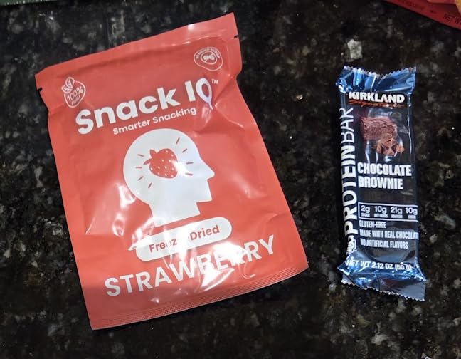 Snack IQ Freeze Dried Fruit Snacks Mixed 12 Pack - Freeze Dried Blueberries, Mango, Bananas, Apples slices, Peaches, Strawberries, & Pears - 10 Gram Individual Packs customer photo 1