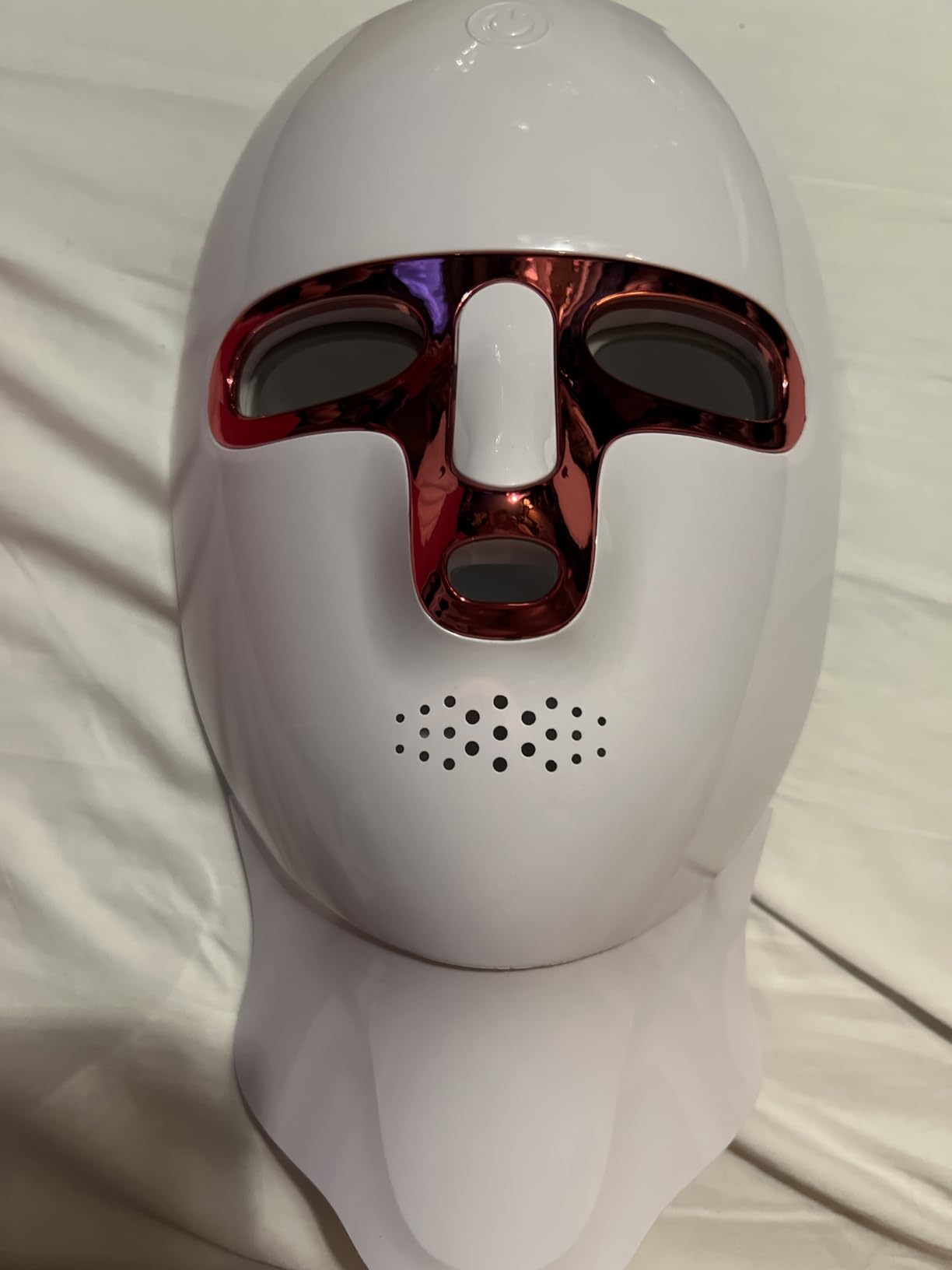 Red Light Therapy Mask for Face & Neck, LED Face Light Therapy,USB C Rechargeable,Infrared Mask for Home Working Travel Yoga customer photo 2