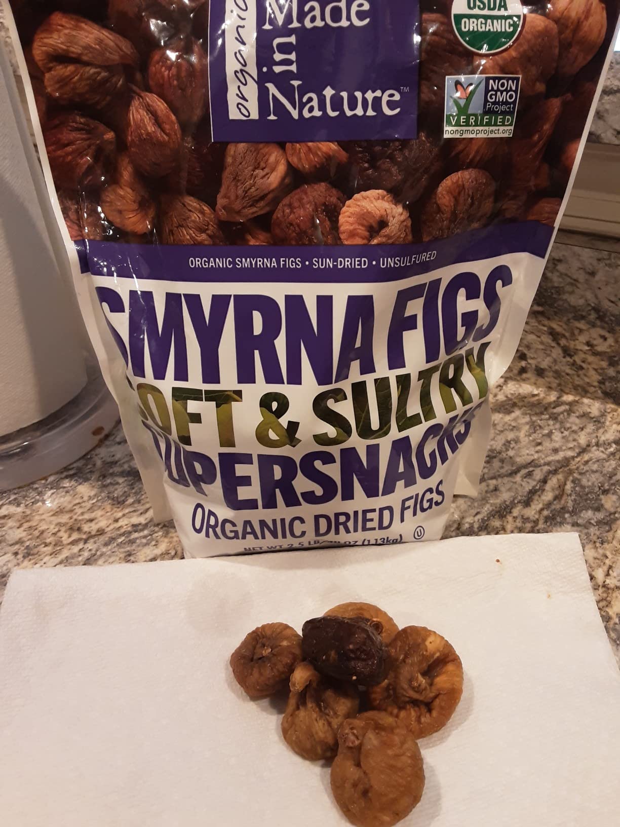 Made In Nature Organic Dried Turkish Smyrna Figs, 32 Ounce (Pack of 1) - Vegan Snack, Non-GMO, Unsulfured, Gluten Free, Kosher customer photo 2