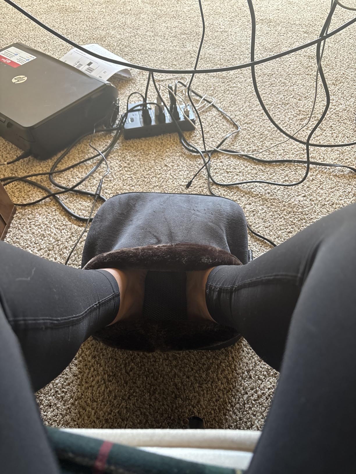 Snailax Foot Massager with Heat, Shiatsu Heated Kneading Foot Massager Machine, Electric Foot Massager customer photo 1