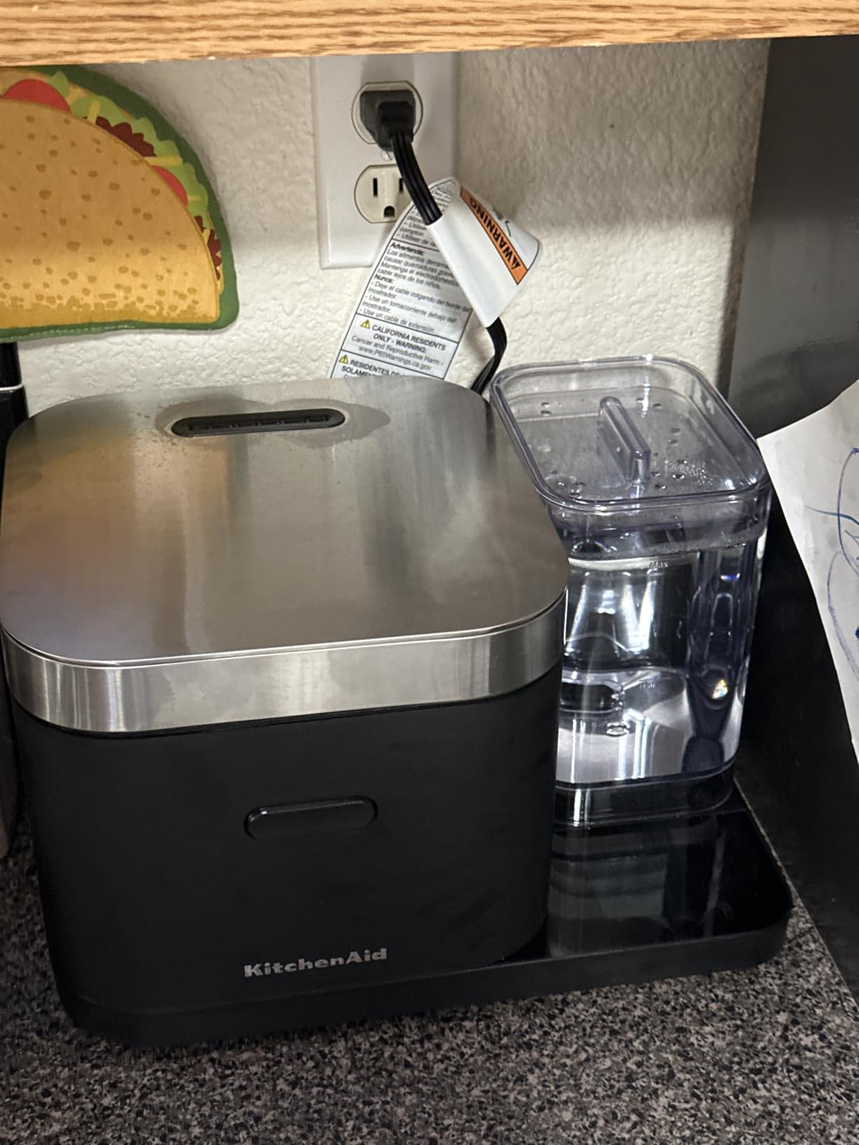 KitchenAid Grain and Rice Cooker 8 Cup with Automatically Sensing Integrated Scale + Water Tank, KGC3155, Porcelain White customer photo 2