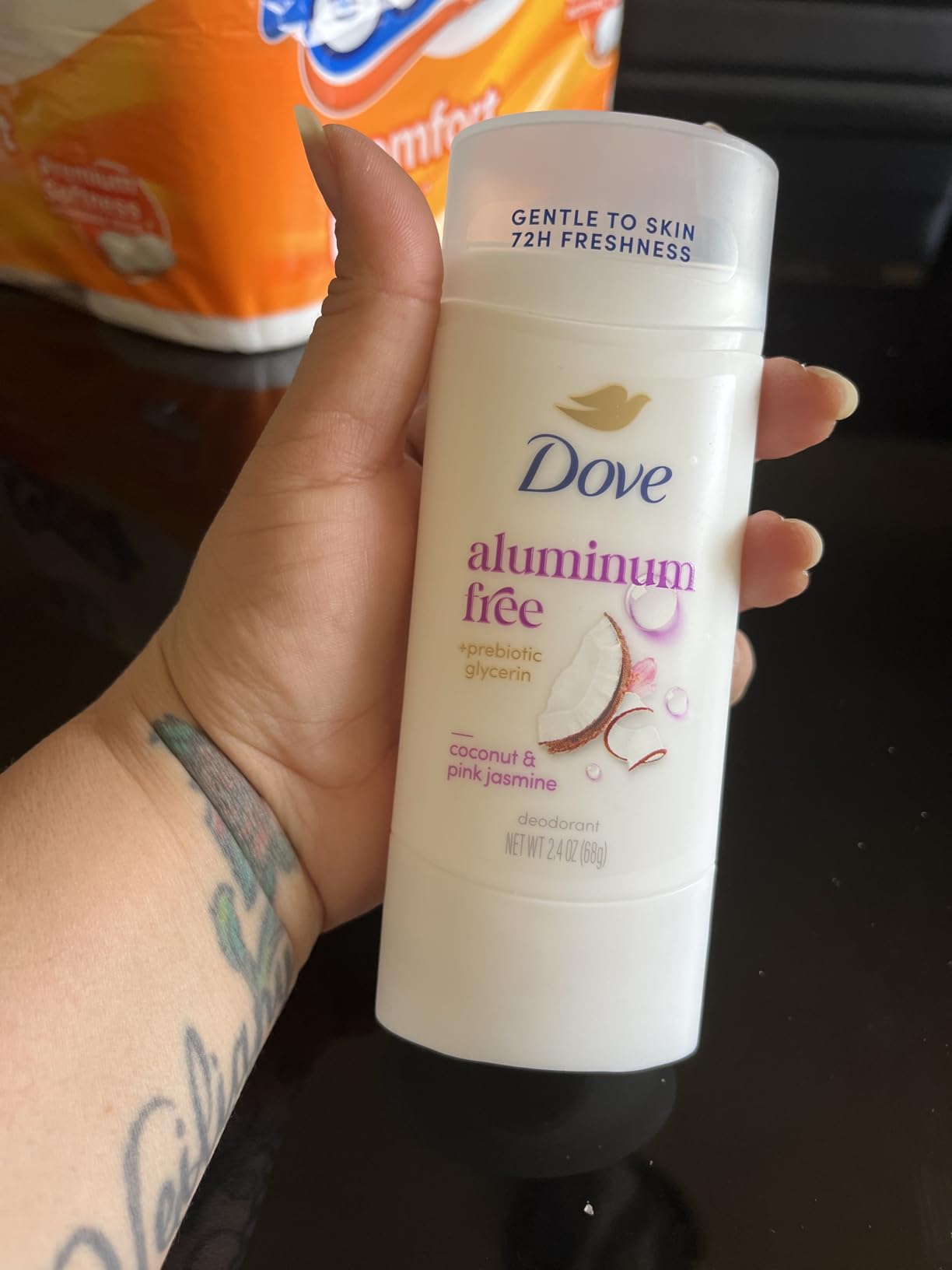 Dove Deodorant Stick for 72 Hour Odor Protection Coconut & Pink Jasmine Aluminum Free 2.4 oz customer photo 1