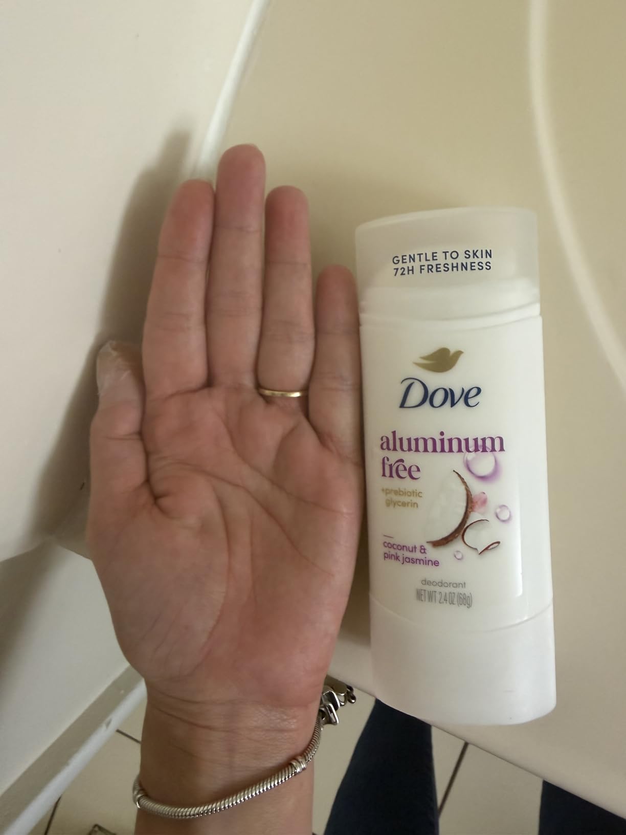 Dove Deodorant Stick for 72 Hour Odor Protection Coconut & Pink Jasmine Aluminum Free 2.4 oz customer photo 2